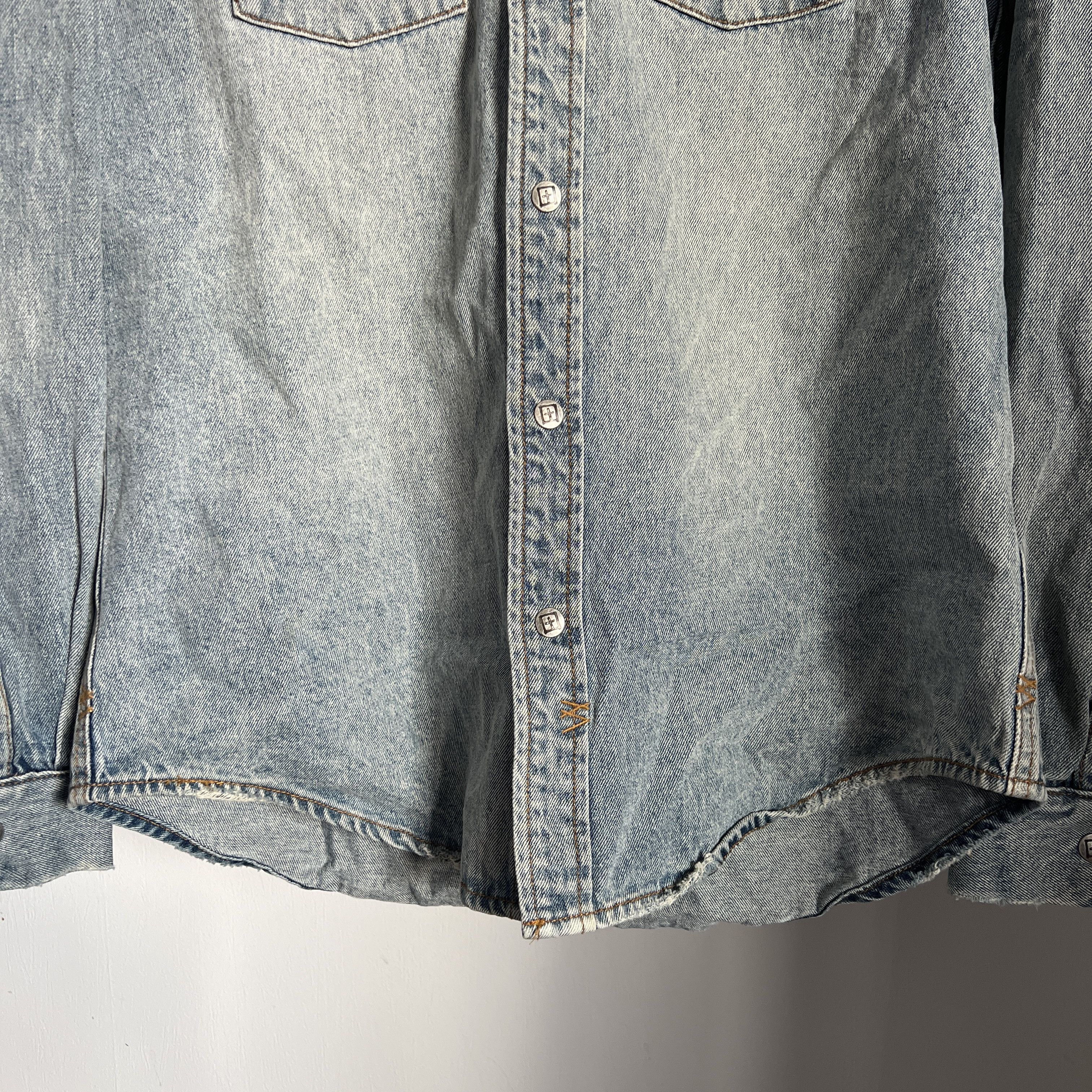 Ksubi KSUBI FRONTIER RECHARDGE Blue Denim Shirt Size US S / EU 44-46 / 1 - 8 Thumbnail