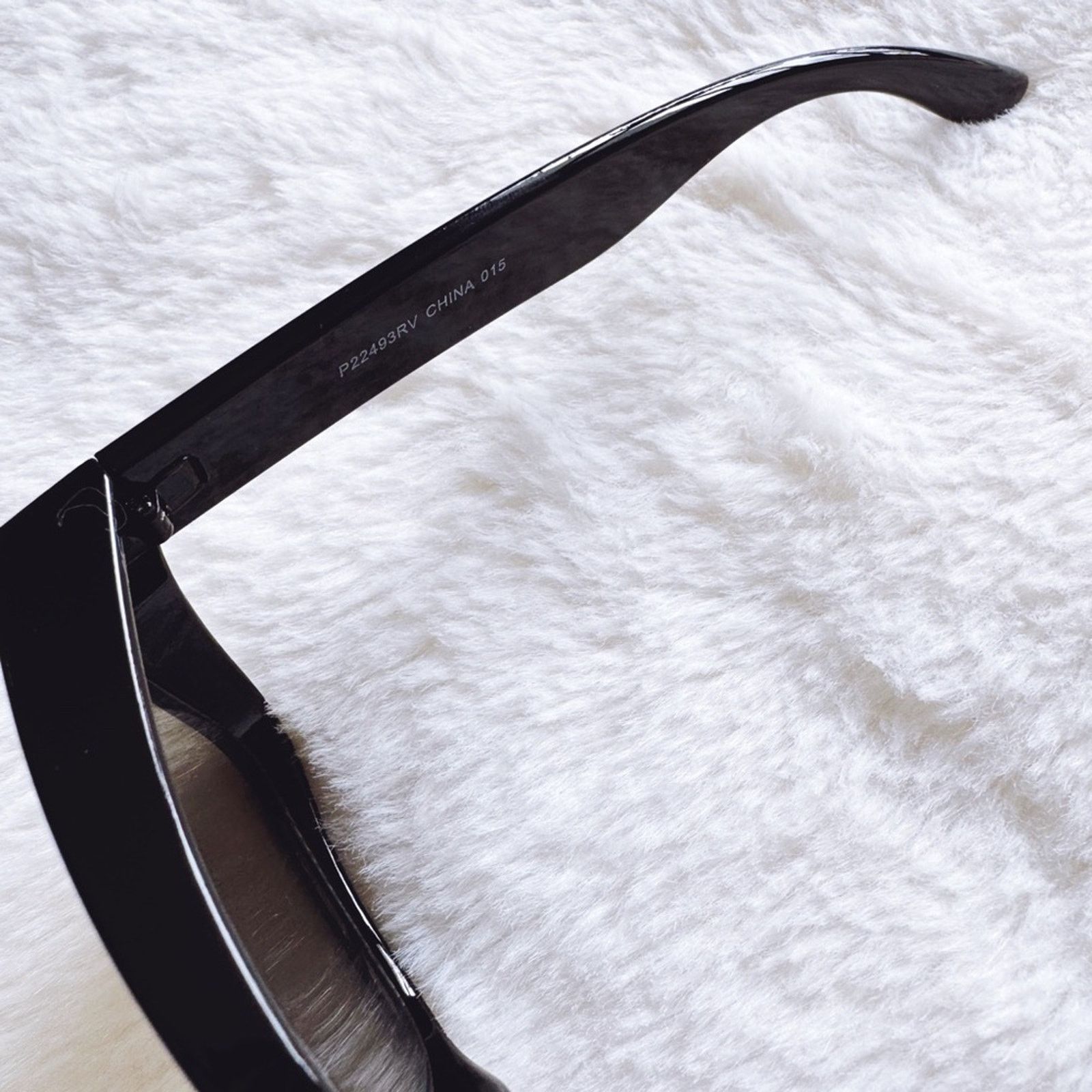 Other Cedric Black w/ Blue Lenses Mirrored Sunglasses Size ONE SIZE - 7 Thumbnail