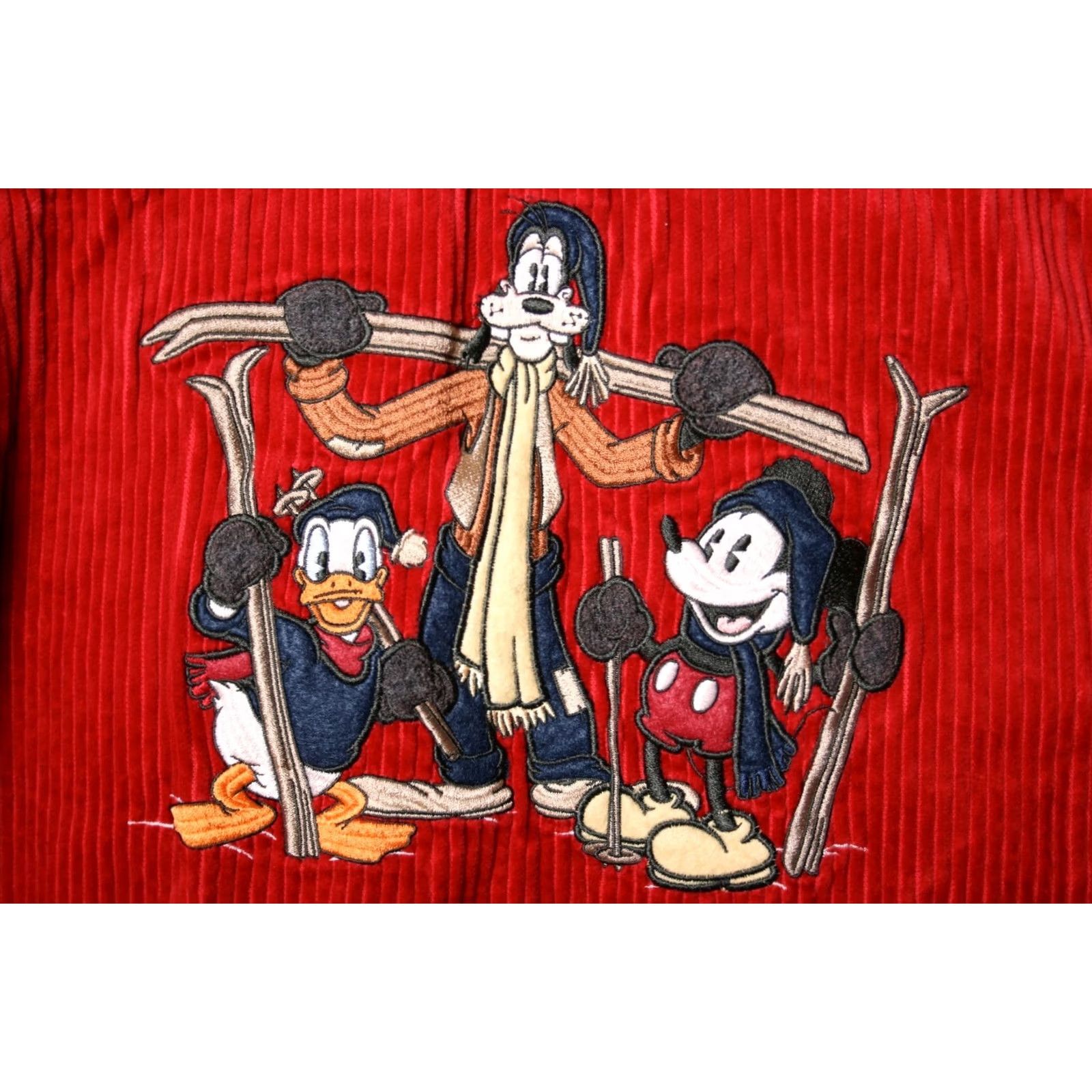 Disney VINTAGE Disney Red Corduroy Mickey & Friends Embroidered Popover Shirt S Mens Jacket? Size US S / EU 44-46 / 1 - 6 Thumbnail