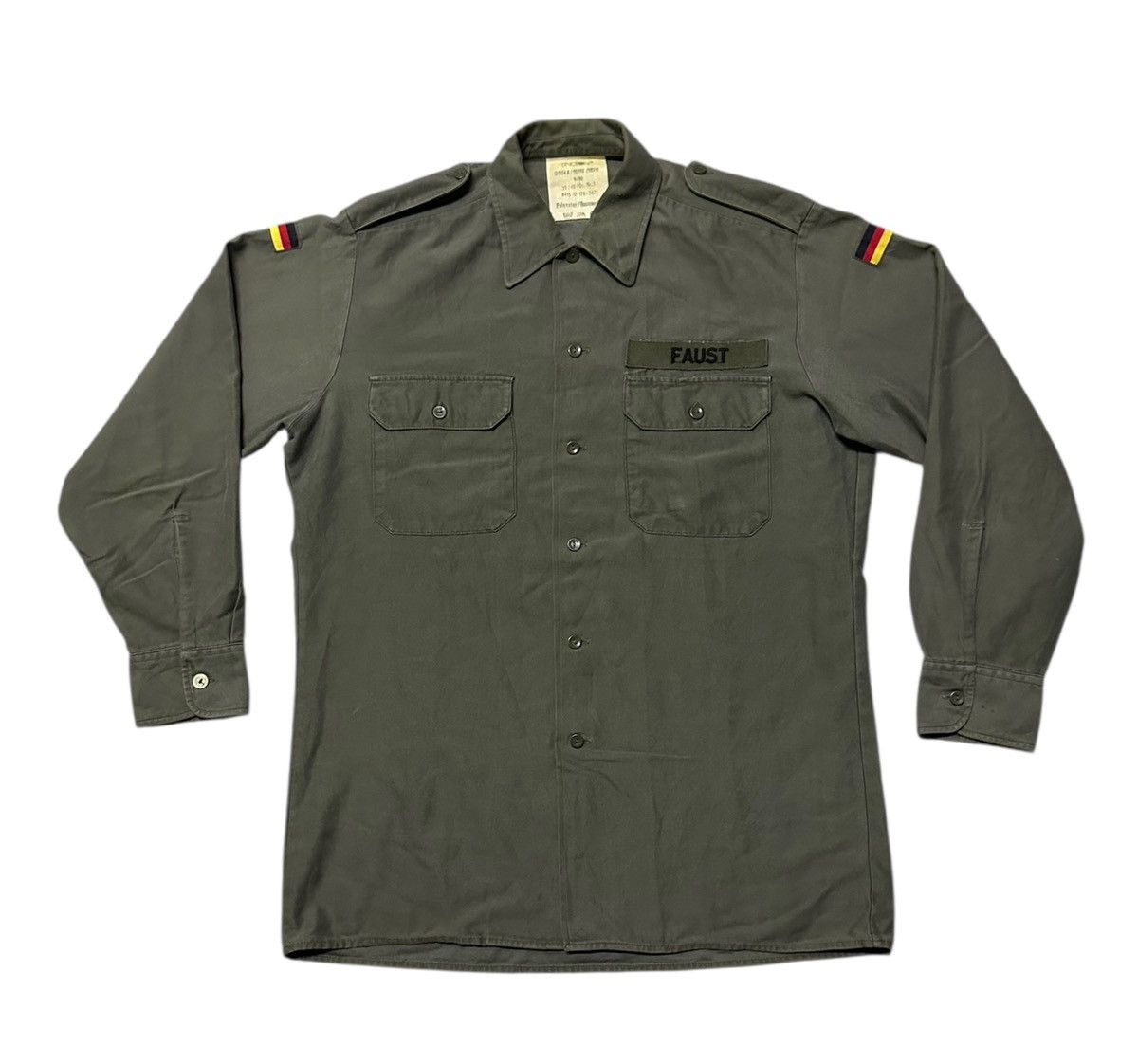 Vintage Vintage 70s German army shirts Size US M / EU 48-50 / 2 - 1 Thumbnail