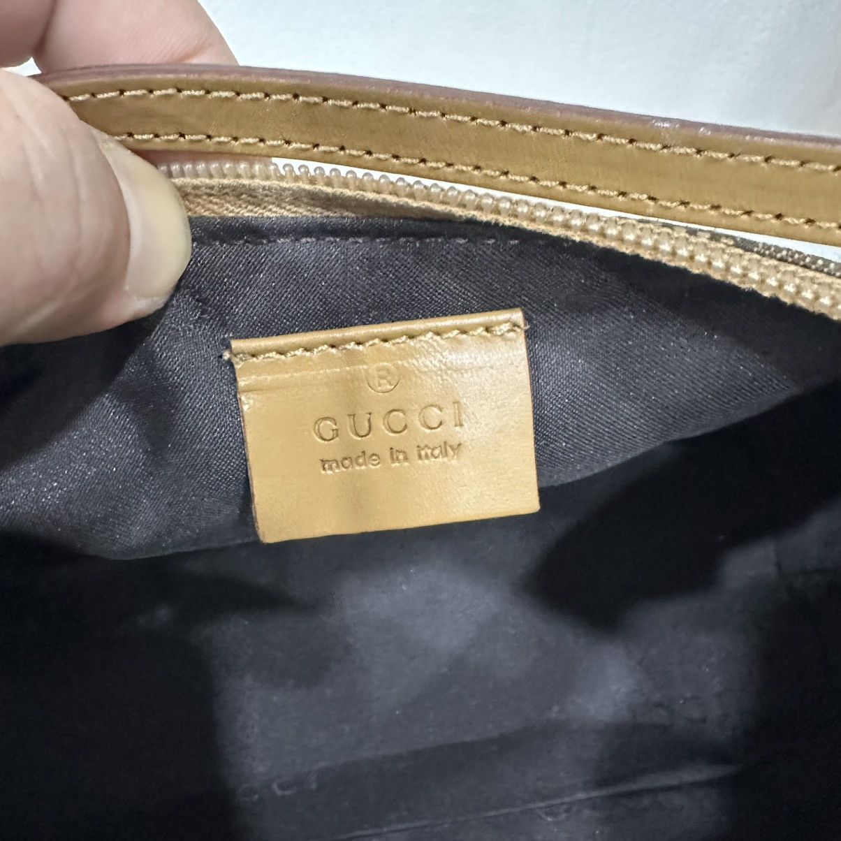 Gucci GUCCI BOAT GG CANVAS POCHETTE BAG 9 Size ONE SIZE - 10 Thumbnail