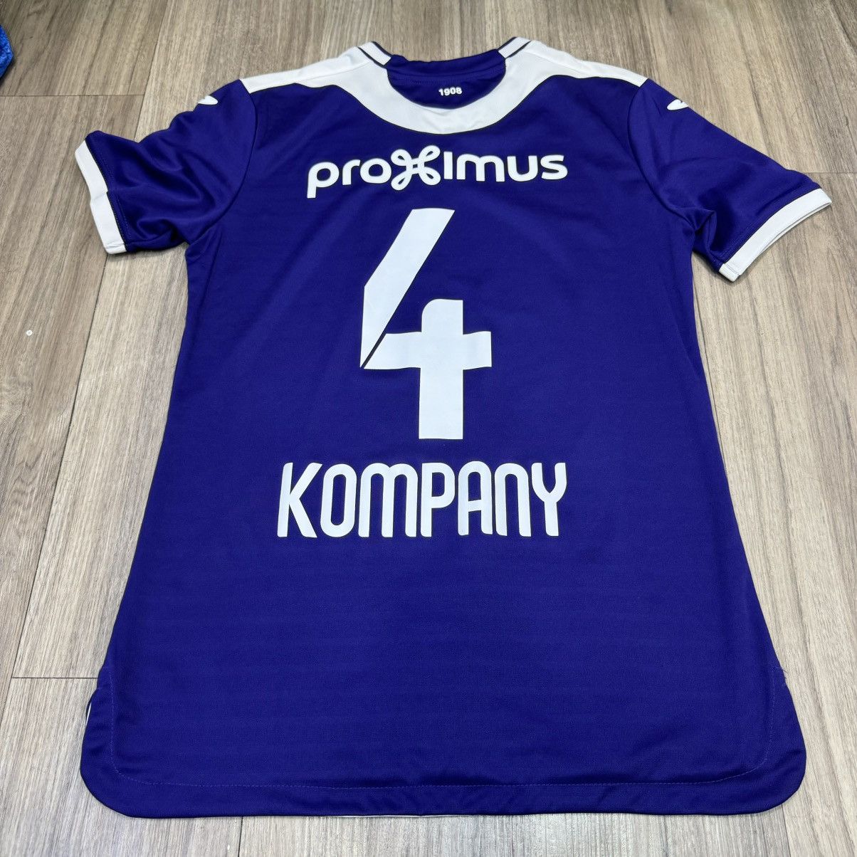 Joma Anderlecht 19/20 home shirt #4 Kompany Size US M / EU 48-50 / 2 - 2 Thumbnail