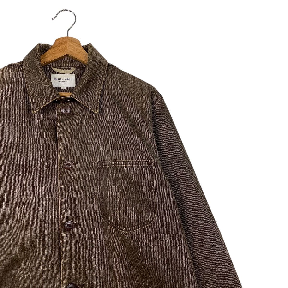 United Arrows United Arrow denim chore jacket Size US L / EU 52-54 / 3 - 5 Thumbnail