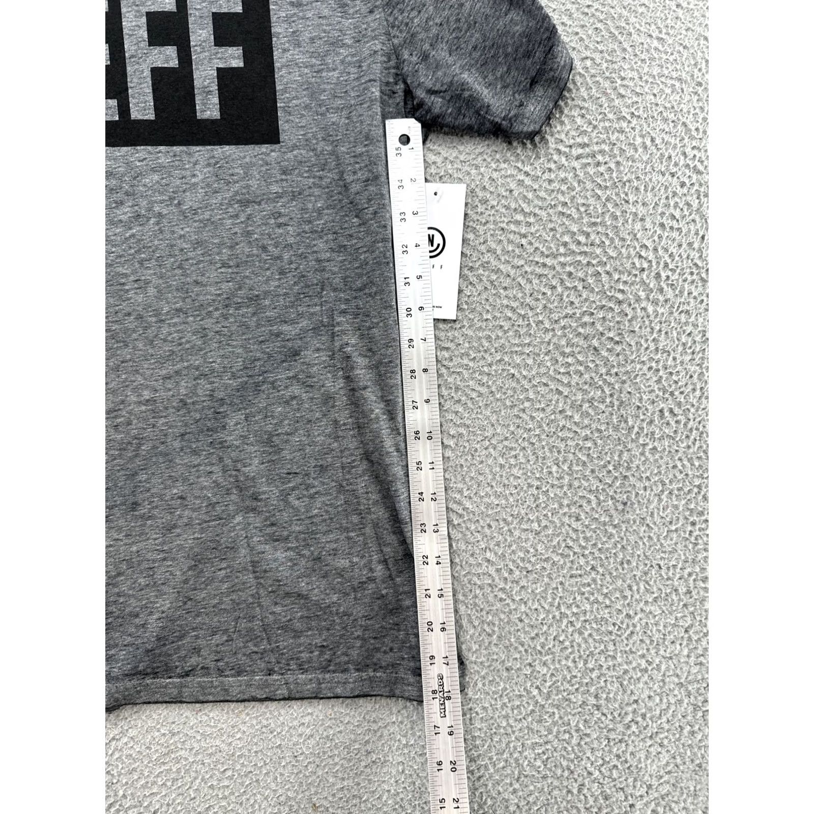 Spell Neff Gray Spell Out T-Shirt Tee Skater Streetwear Shirt L Men Logo Graphic Print Cotton Size US L / EU 52-54 / 3 - 5 Thumbnail