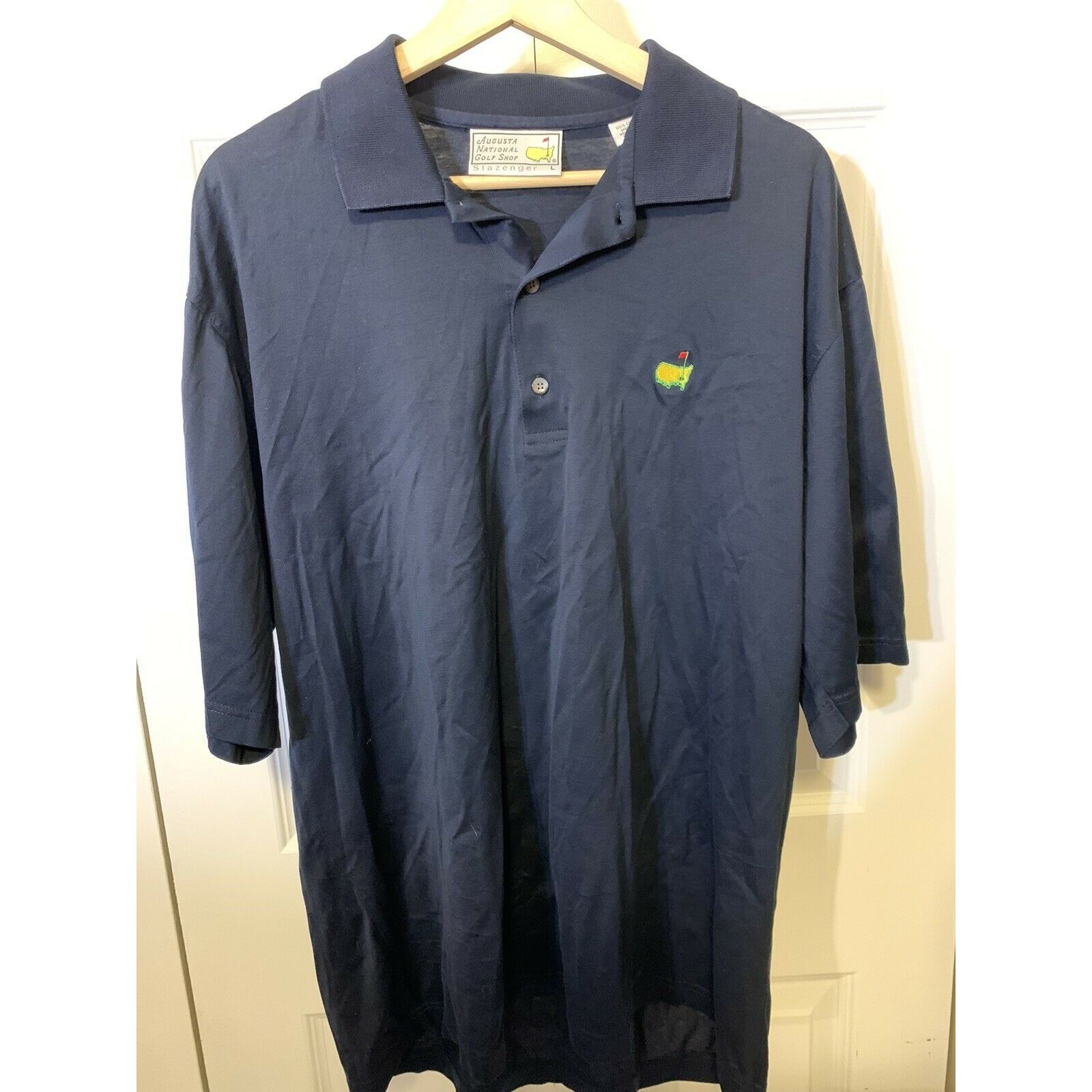 Other Augusta National Golf Shop Polo Shirt Men’s Sz L Blue Slazen Size US L / EU 52-54 / 3 - 7 Thumbnail