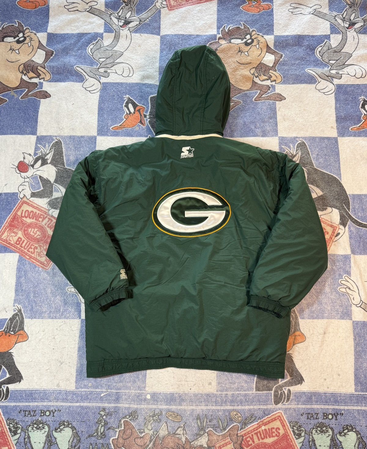 Starter Vintage green bay packers starter jacket Size US XL / EU 56 / 4 - 4 Thumbnail