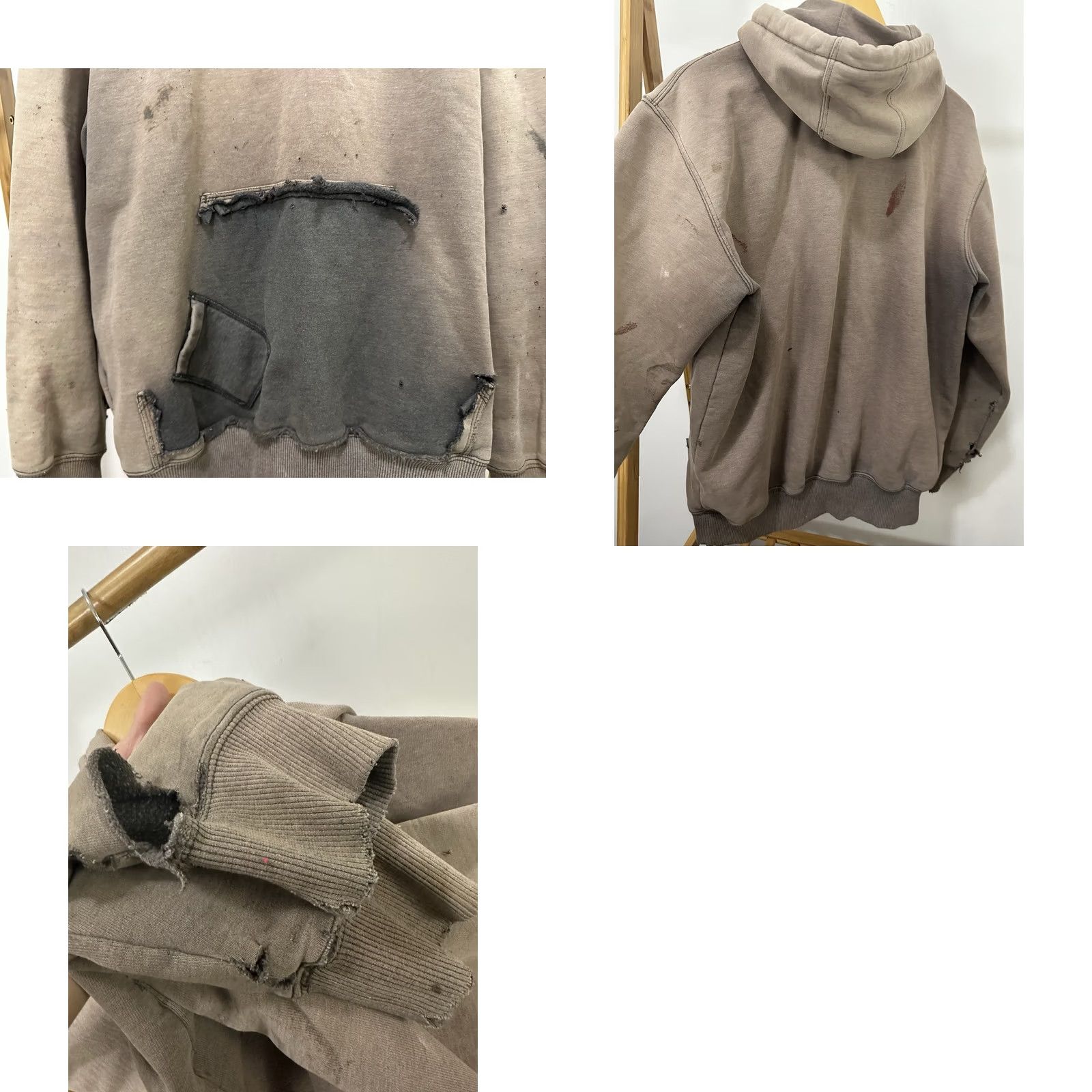 Carhartt VTG Carhartt Gradient Sun Faded Ghost Pocket WIP Work Hoodie Sweatshirt M Shirt? Size US M / EU 48-50 / 2 - 8 Thumbnail