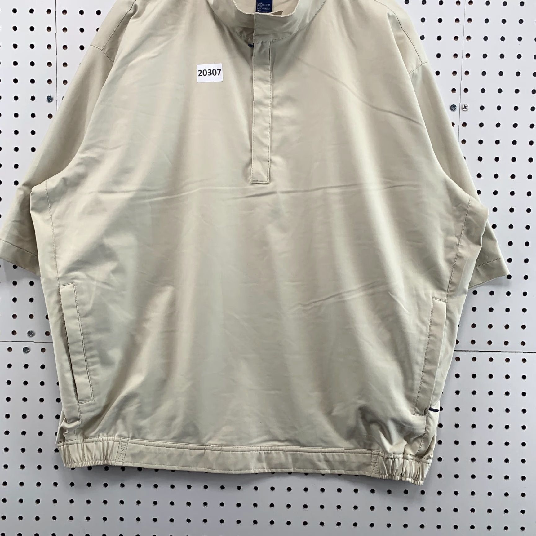 Ralph Lauren Vintage Polo Golf Jacket Windbreaker 11/4 Zip Pullover Beige XL Mens 28x30 Size US XL / EU 56 / 4 - 6 Thumbnail