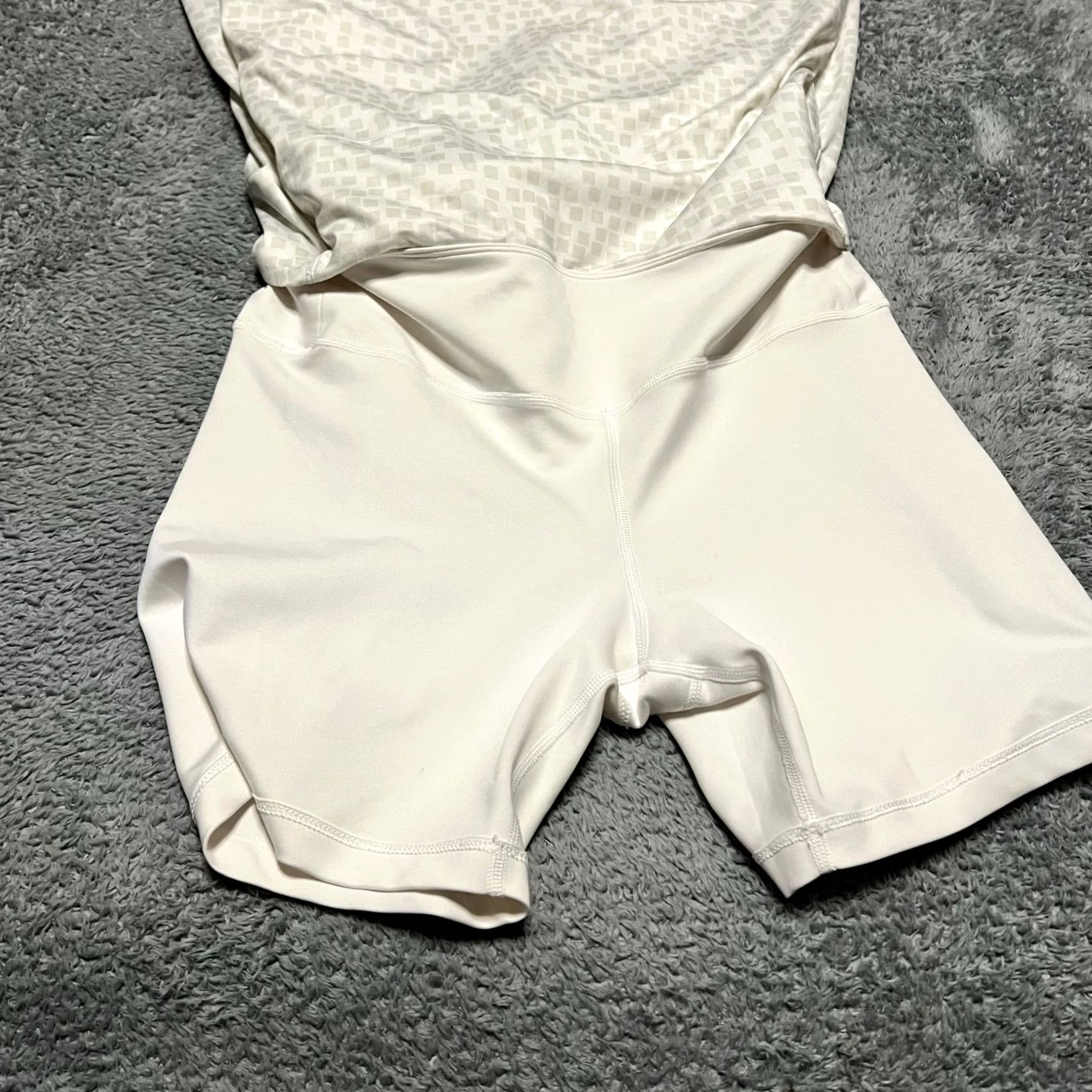 Nike Nike Skort Tennis Skirt Dri-Fit Geometric Print Womens Large L Regular White Size 36" / US 14 / IT 50 - 5 Thumbnail