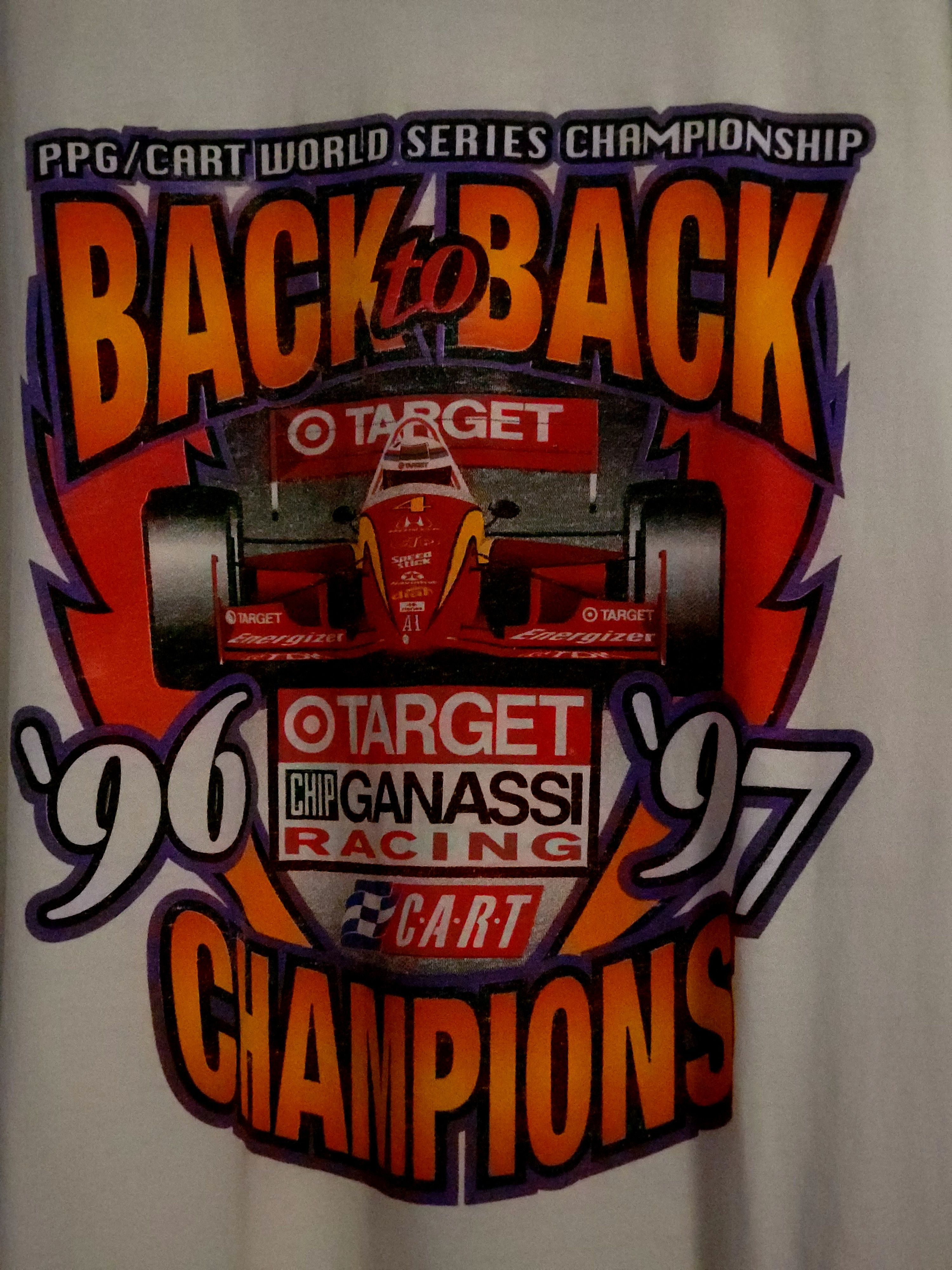Vintage Vintage CART Target Chip Ganassi Racing Graphic T-shirt Size US XXL / EU 58 / 5 - 5 Thumbnail
