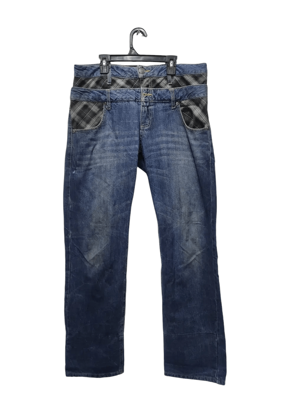 Japanese Brand Japanese brand double waist jeans Size US 33 - 2 Thumbnail