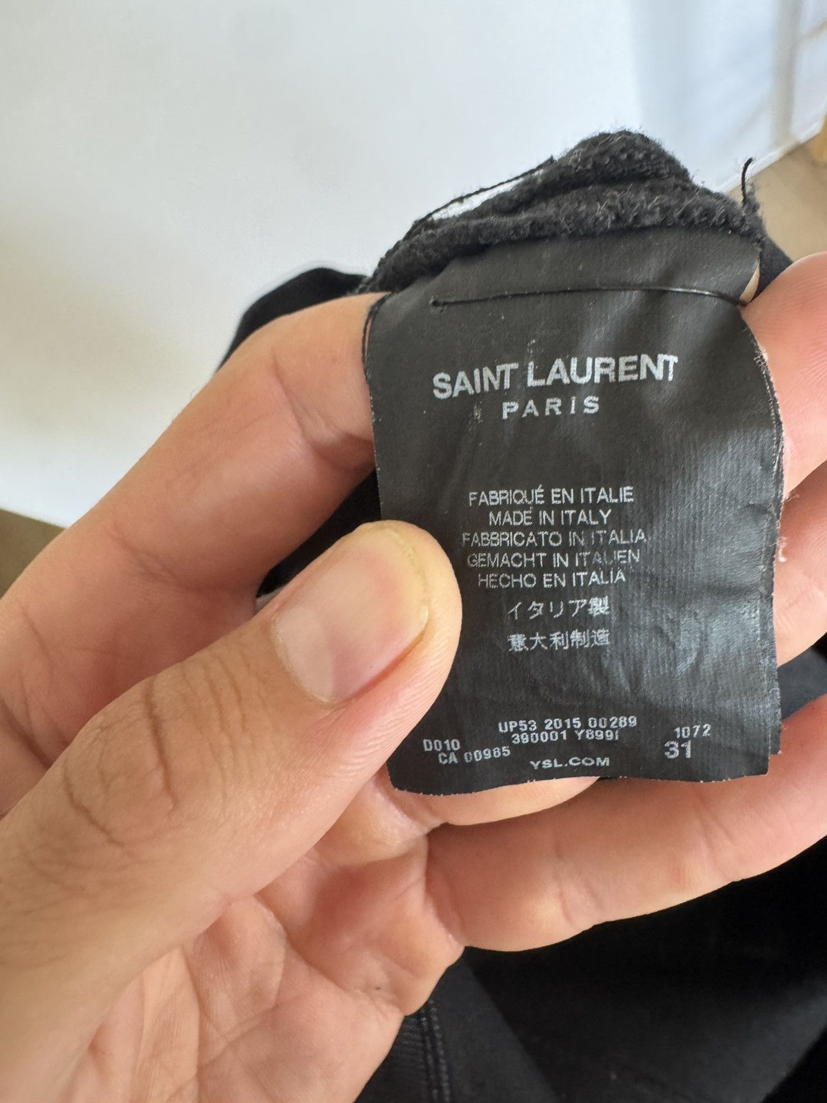 Saint Laurent Paris Hedi FW13 Leather Lapel Chesterfield coat Size US L / EU 52-54 / 3 - 5 Thumbnail
