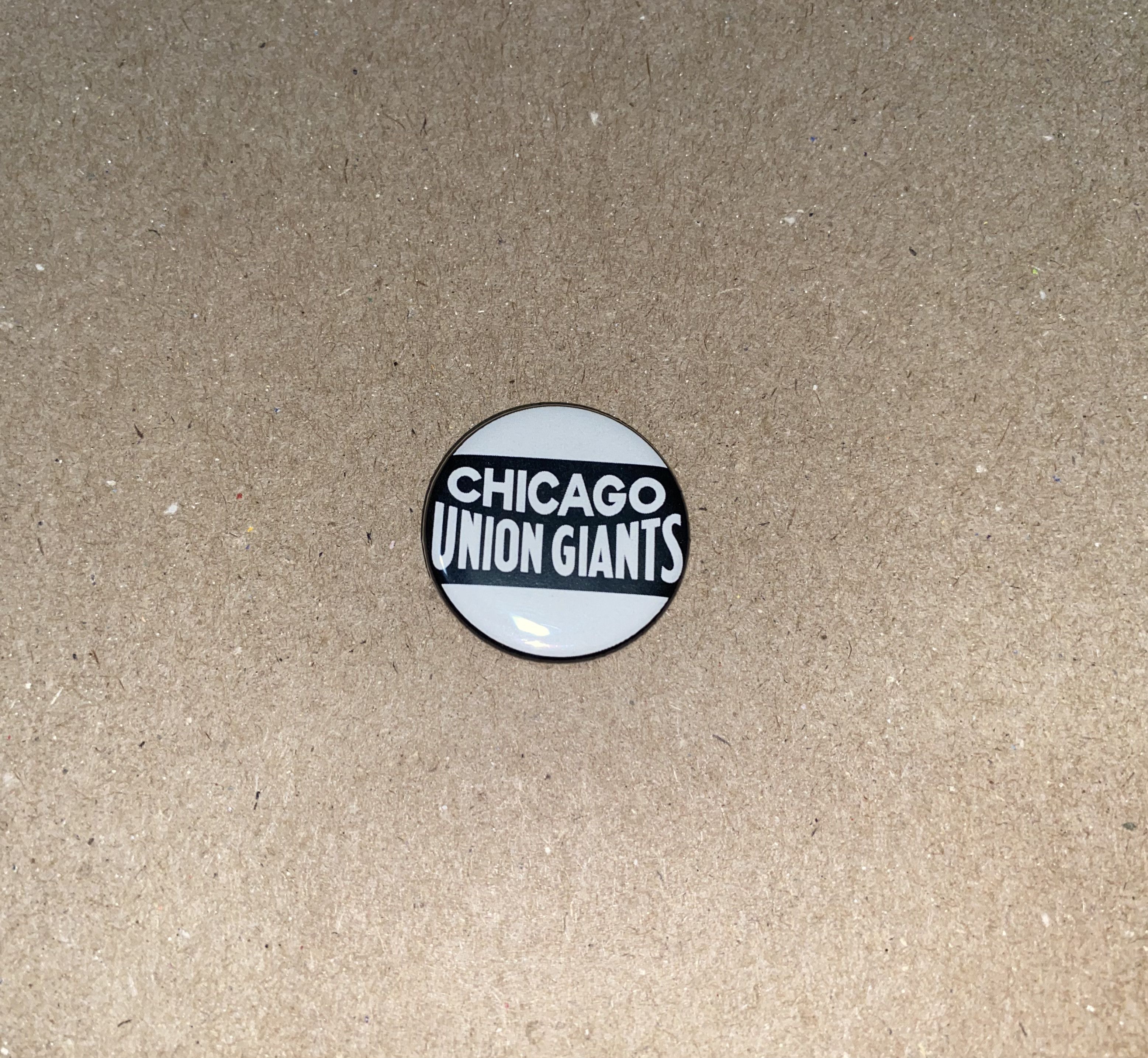 Ebbets Field Flannels Negro Leagues Anniversary Button Pin Chicago Union Giants US Size ONE SIZE - 1 Thumbnail