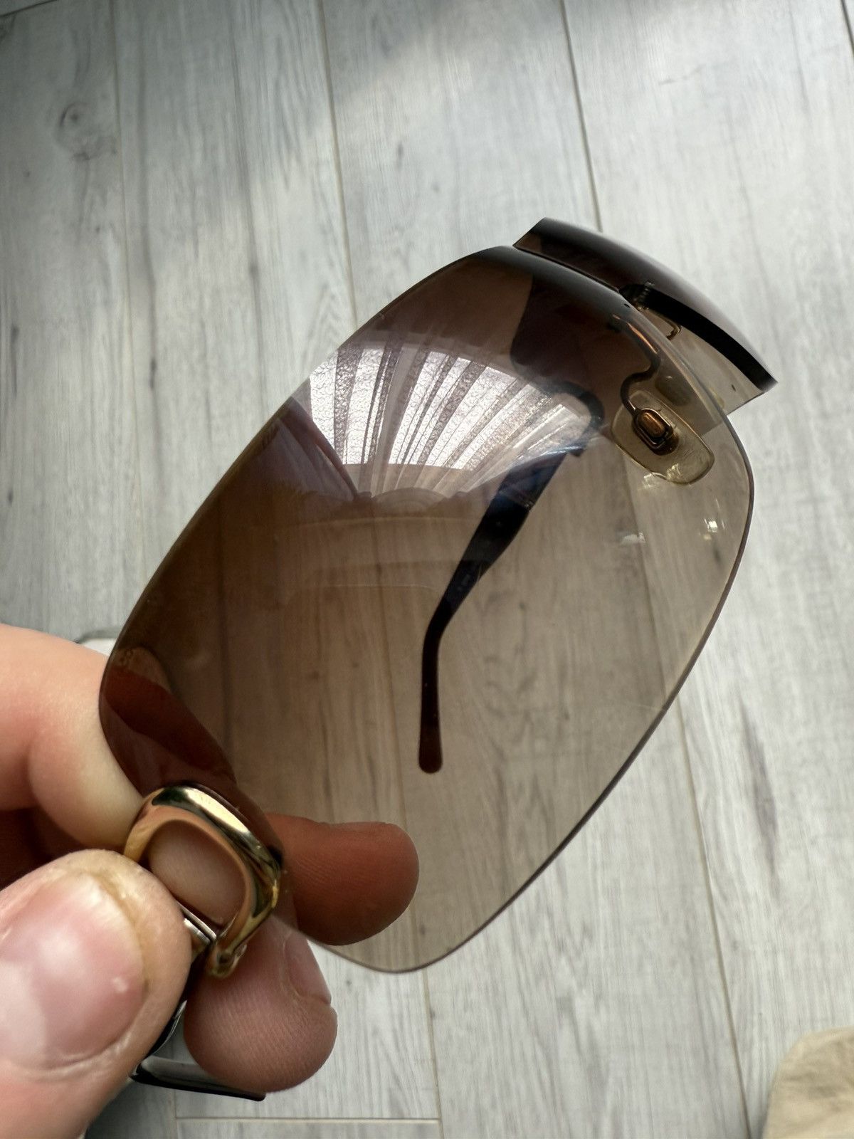 Burberry Burberry Mask vintage sunglasses Size ONE SIZE - 5 Thumbnail