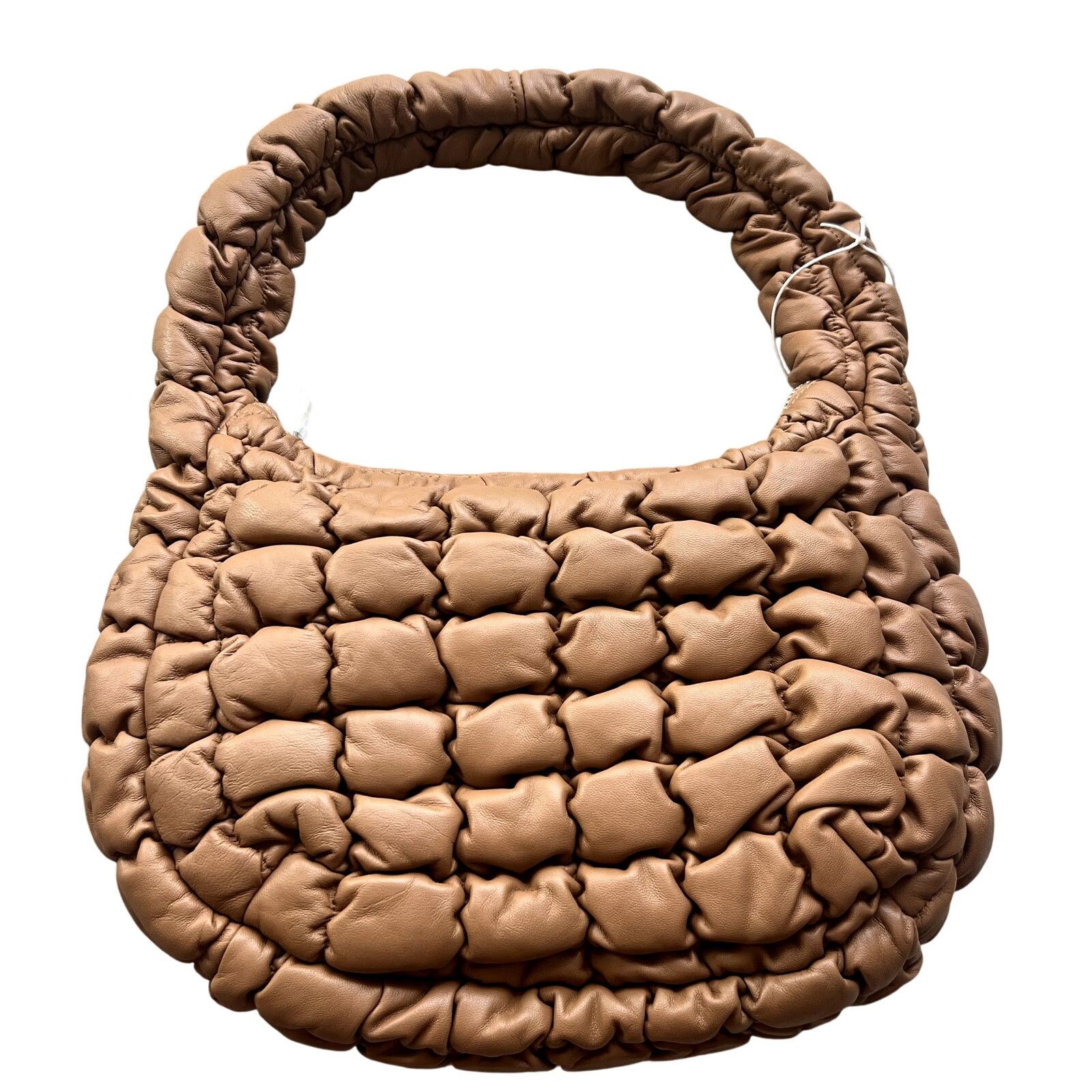 Cos Cos quilted mini bag dark beige leather Size ONE SIZE - 2 Thumbnail