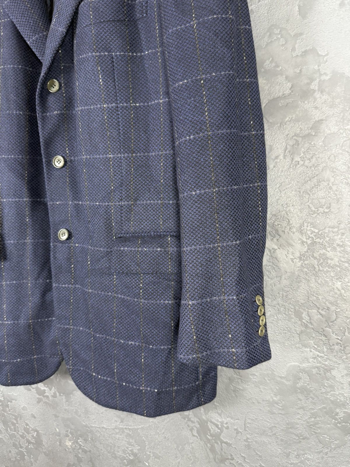 Kiton Kiton Napoli Trois Pommes Blazer 100% Cashmere Blazer Jacket Size 52R - 10 Thumbnail