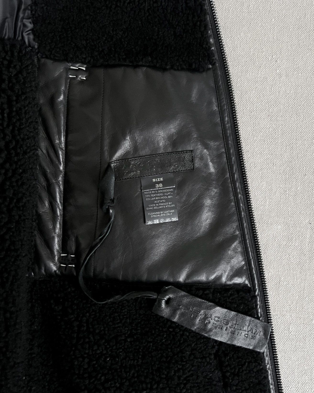Isaac Sellam Experience Isaac Sellam Longline Scar Stitch Shearling Bomber Size S / US 4 / IT 40 - 11 Thumbnail