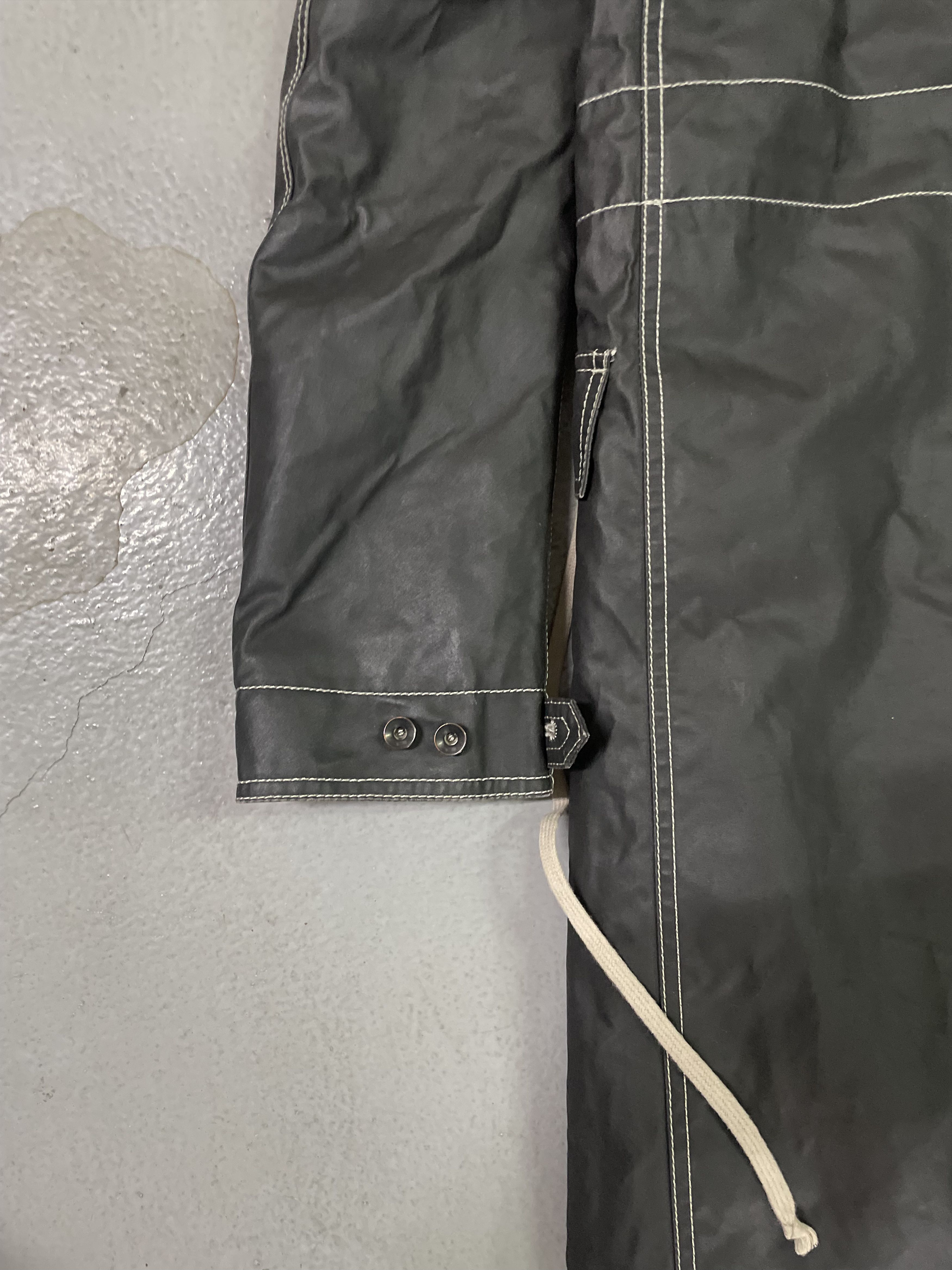Rick Owens Rick Owens Waxed Hooded Parka Jacket Size US XS / EU 42 / 0 - 5 Thumbnail