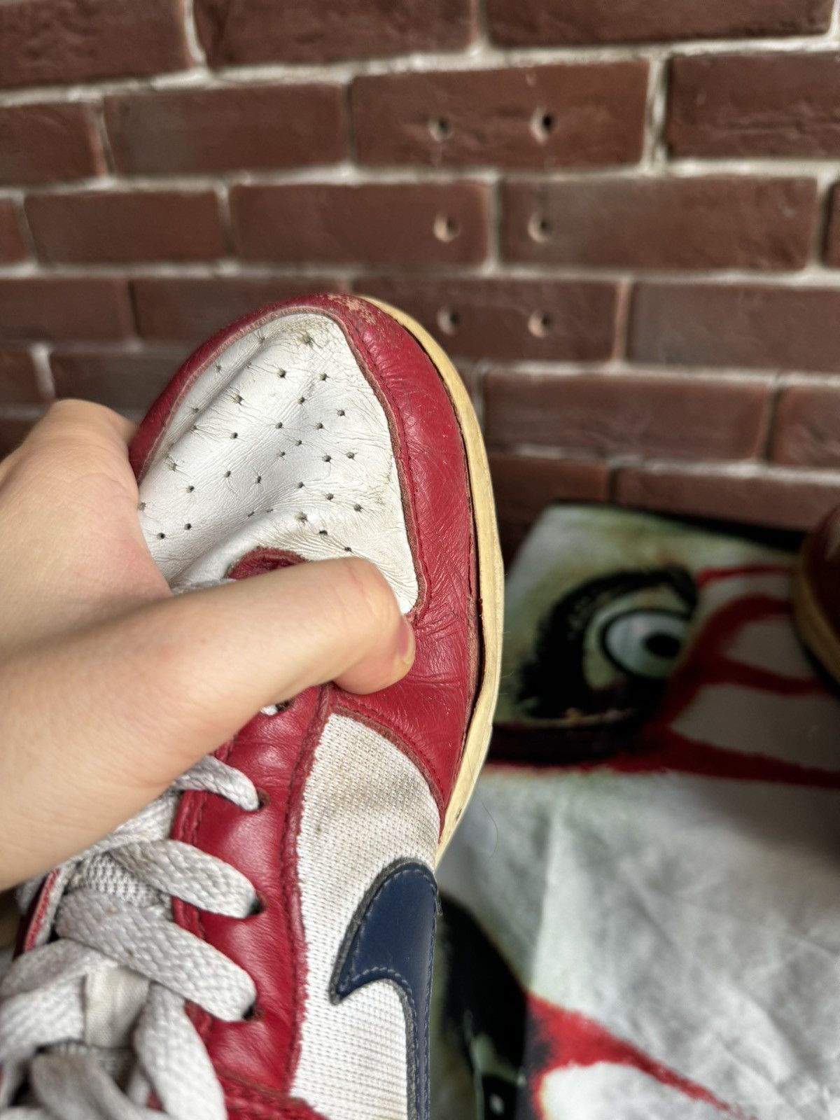 Nike Nike Dunk Low 2004 Vintage Supreme Court Sneakers Hype Rare Size US 9 / EU 42 - 14 Thumbnail