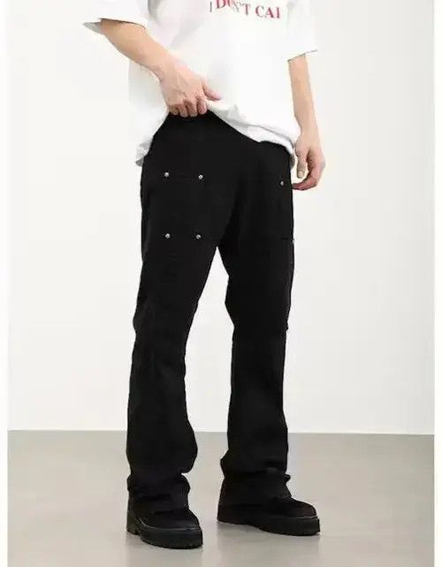 Japanese Brand × Jean Wide Leg Jeans Baggy Y2k Washed Size US 30 / EU 46 - 4 Thumbnail