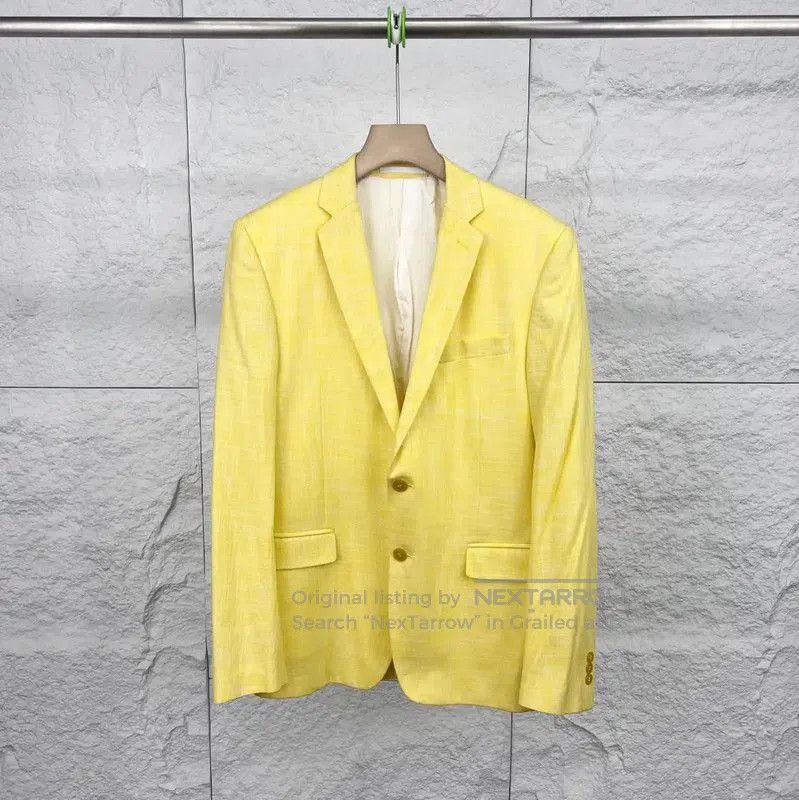 Versace Versace Yellow Cotton Women's Jacket . Size XXS / US 00 / IT 34 - 1 Thumbnail