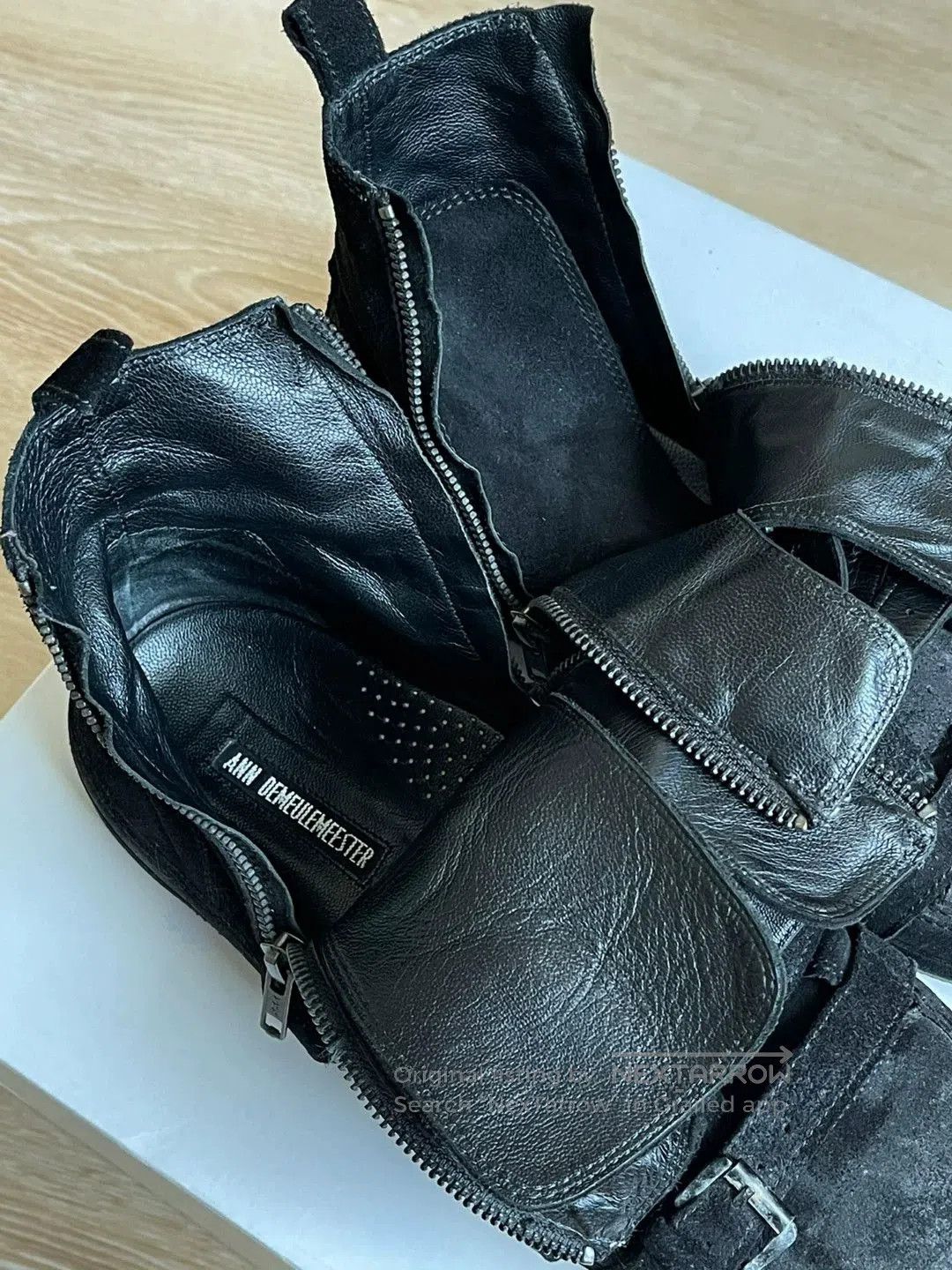 Ann Demeulemeester Ann Demeulemeester Buckle Smoking Boots. Size US 8 / EU 41 - 7 Thumbnail