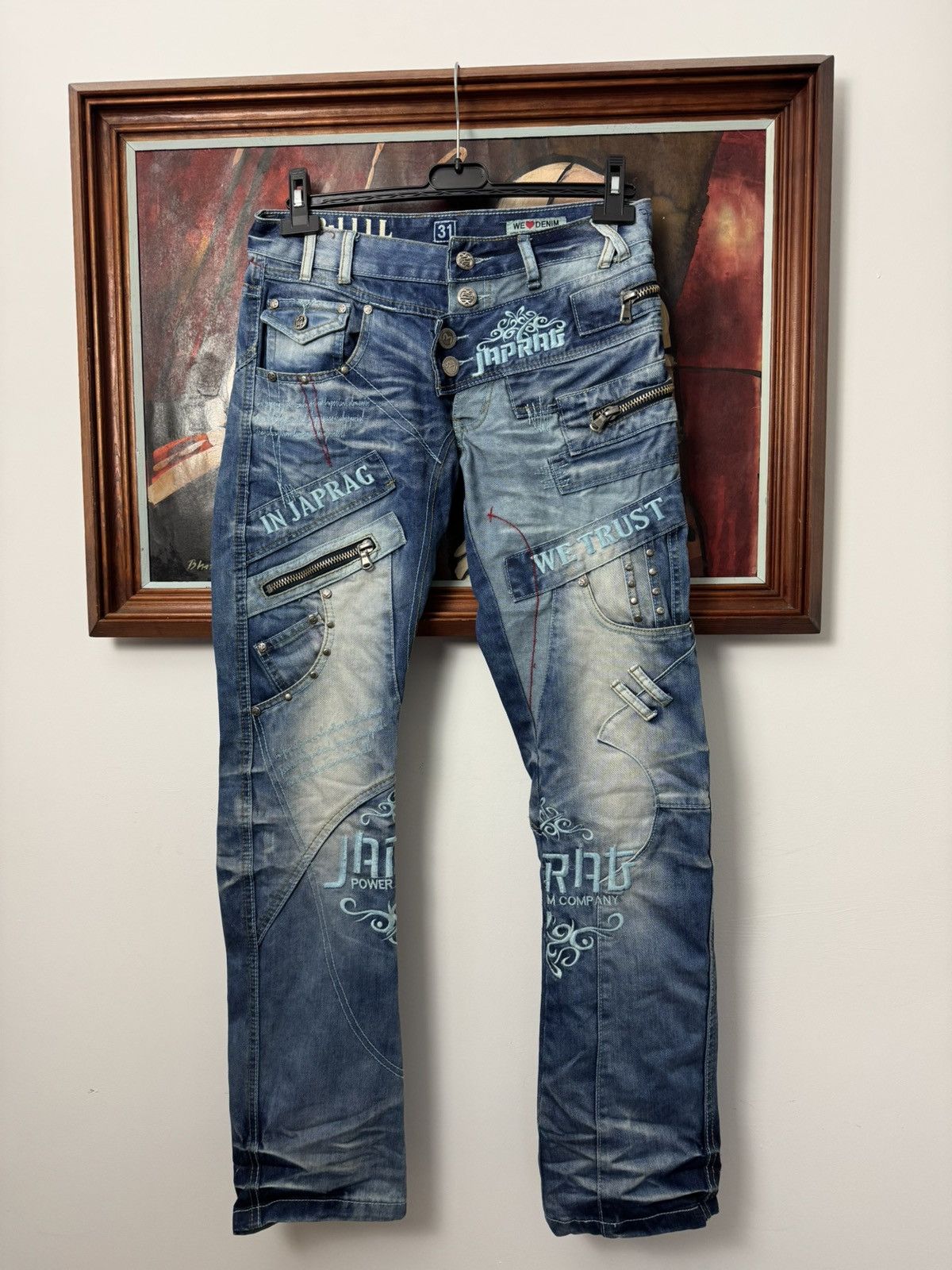 Vintage Japrag Denim By Okishana Samoko Japanese Designer Vintage Size US 31 - 1 Thumbnail