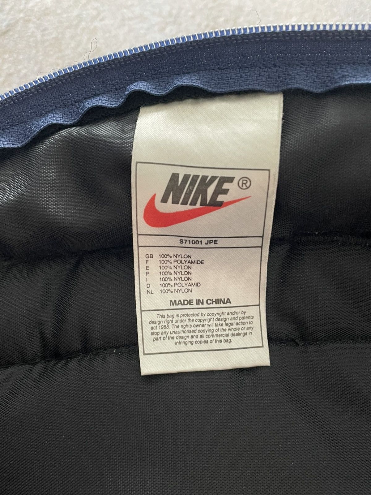 Nike Vintage 90s Nike Just Do It Big Logo Backpack Size ONE SIZE - 8 Thumbnail