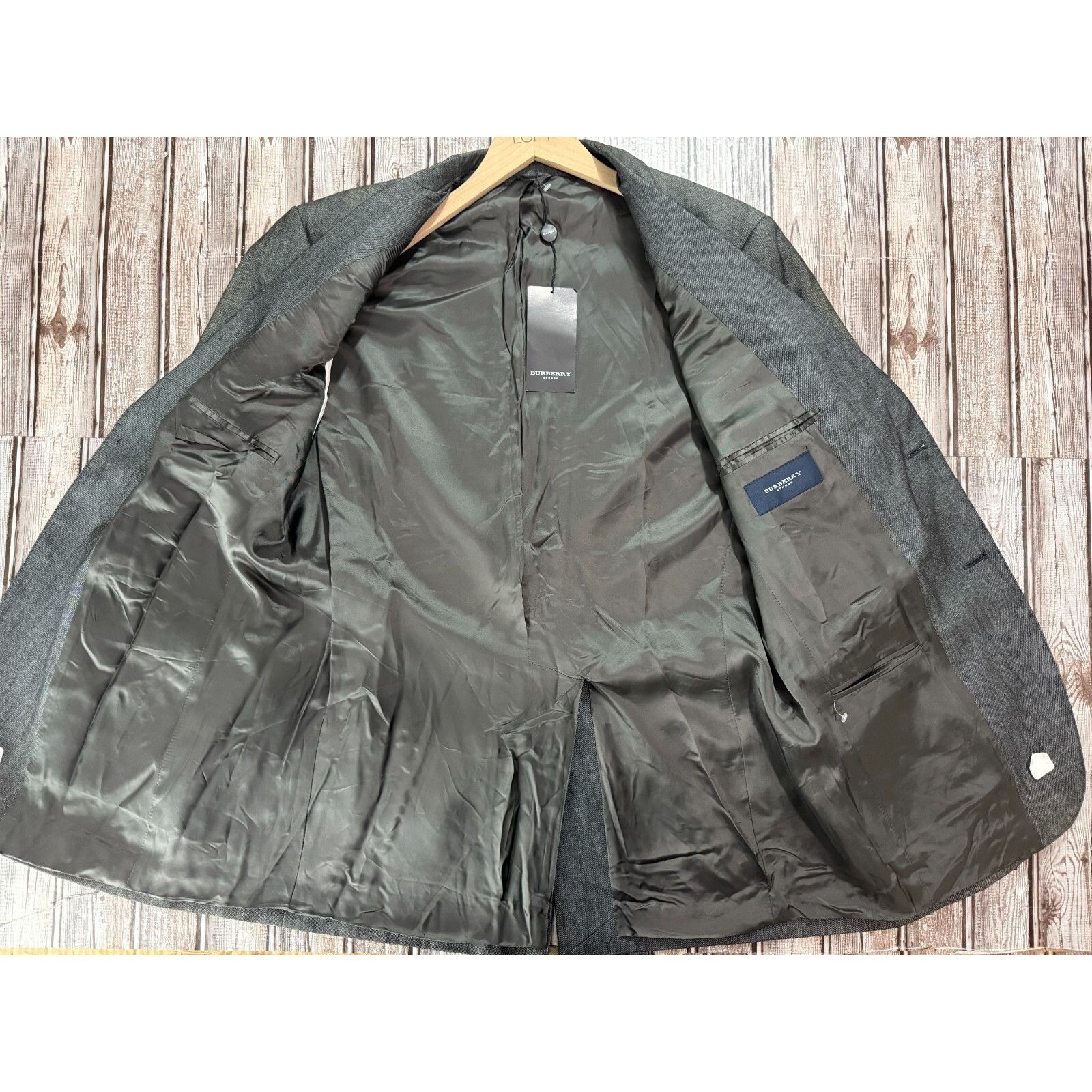 Burberry BURBERRY cotton polyurethan blend Blazer size 52 Color Grey Size 52R - 2 Thumbnail