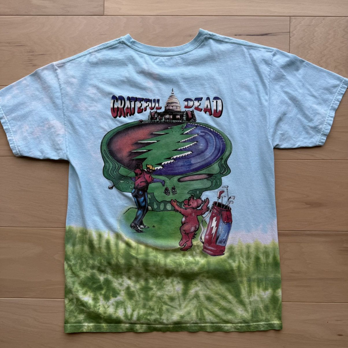 Band Tees Grateful Dead Golfing Shirt Large Multicolor 90s Liquid Blue Size US L / EU 52-54 / 3 - 5 Thumbnail
