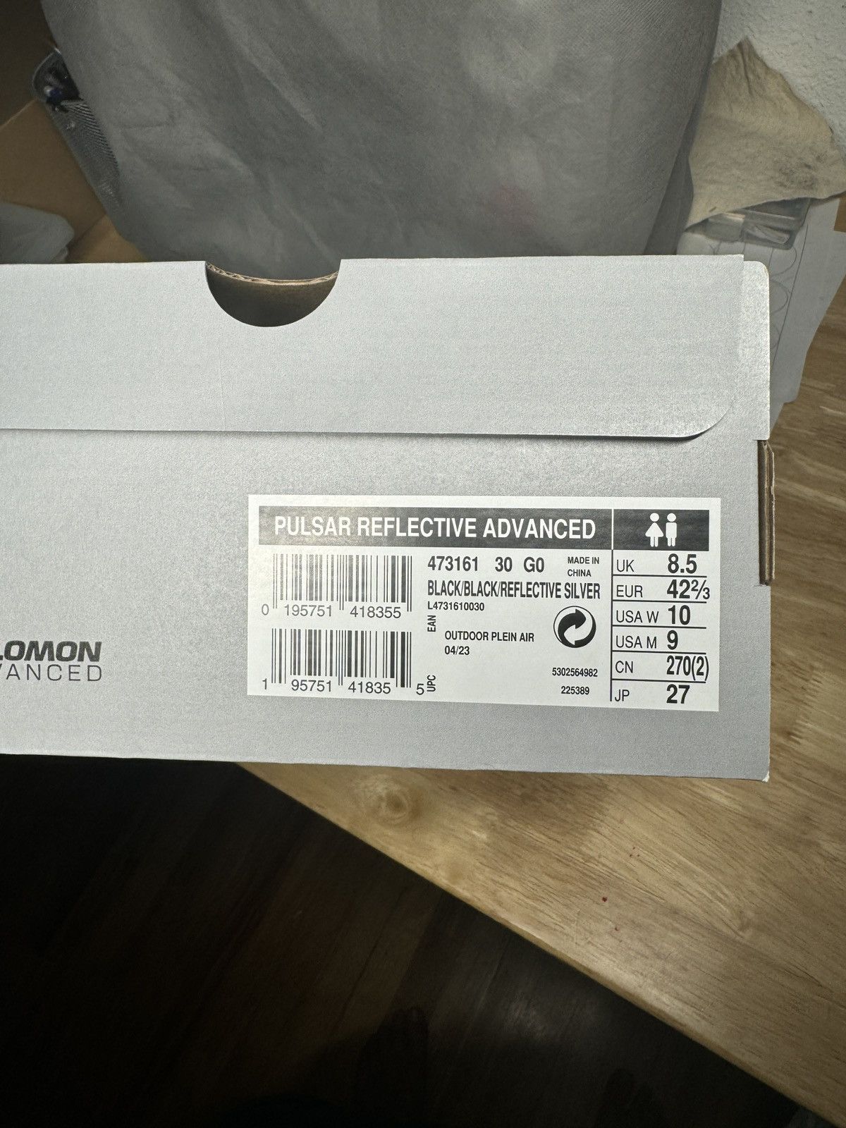 Salomon Pulsar Reflective Advanced Size US 9 / EU 42 - 7 Thumbnail
