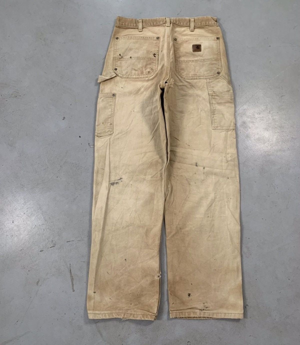 Carhartt Vintage carhartt b136 brn double knee denim Size US 32 / EU 48 - 2 Thumbnail
