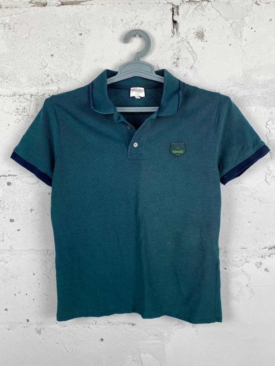Kenzo Kenzo Paris Cotton Polo Shirt Tee Tiger Logo Size US S / EU 44-46 / 1 - 2 Thumbnail