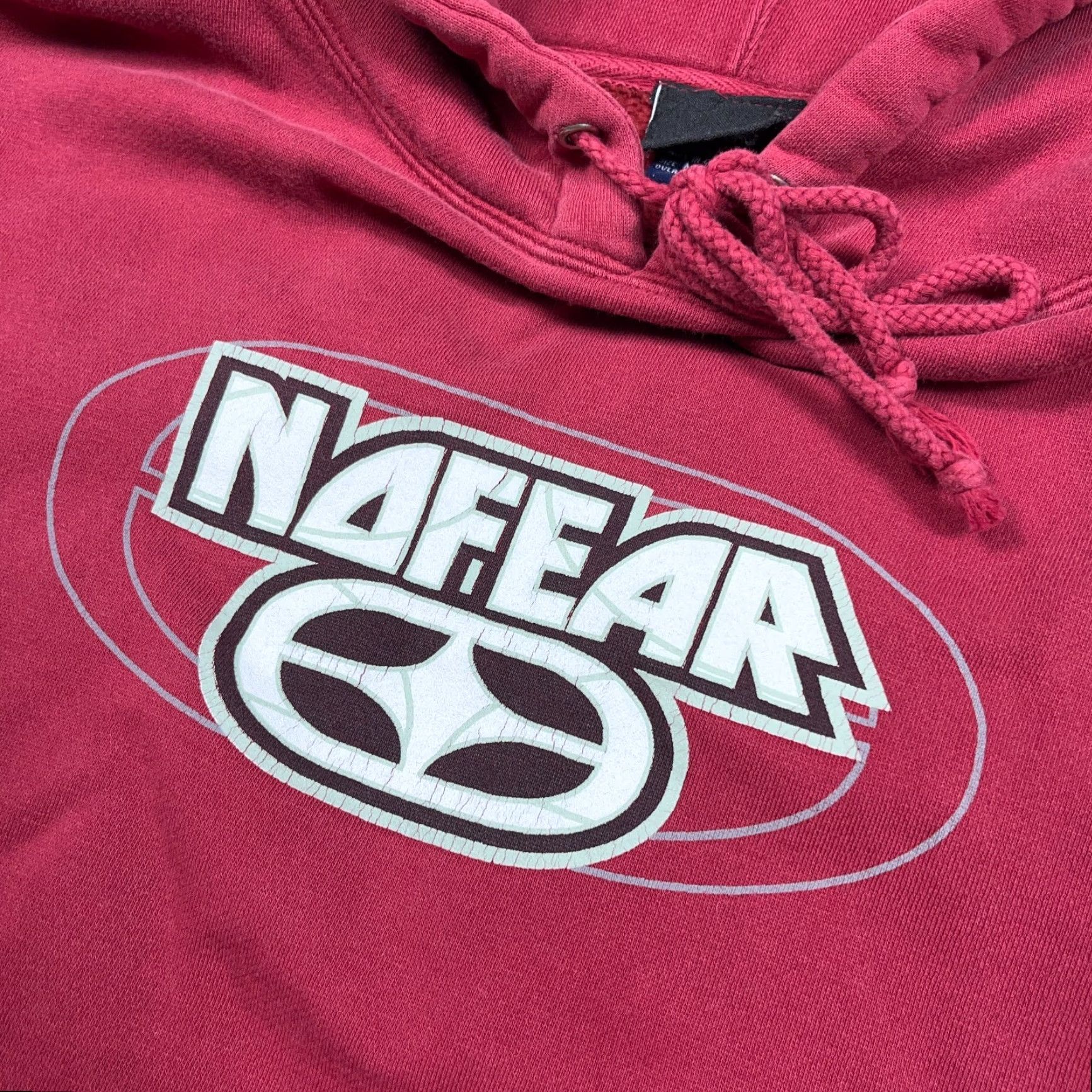 No Fear VINTAGE No Fear Y2K Hoodie Men M Red Graphic Print Pullover Hooded Sweatshirt Grunge 2000s Skate Sleeve Hit Casual Styles Size US M / EU 48-50 / 2 - 3 Thumbnail