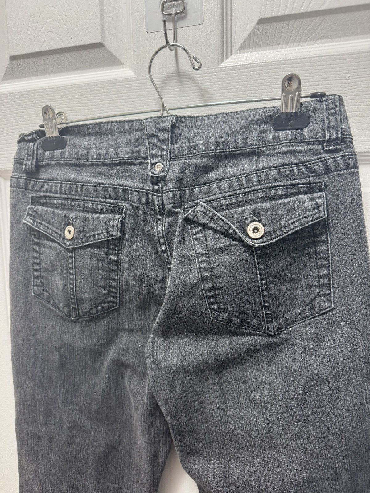 Japanese Brand × Liquid Blue × Vintage Liquid Jeans Bootcut Avant Garde Grey Y2K Faded Flared Size US 30 / EU 46 - 5 Thumbnail