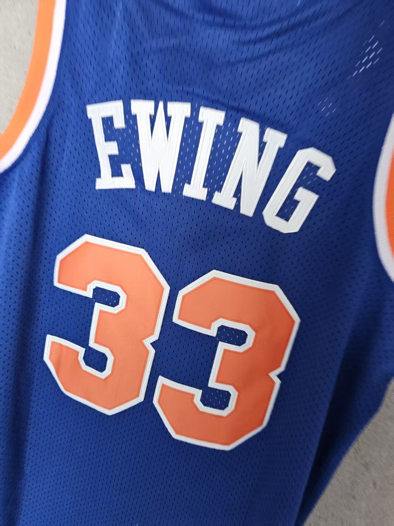 NBA New York Knicks #33 Patrick Ewing Jersey Blue Size US M / EU 48-50 / 2 - 4 Thumbnail