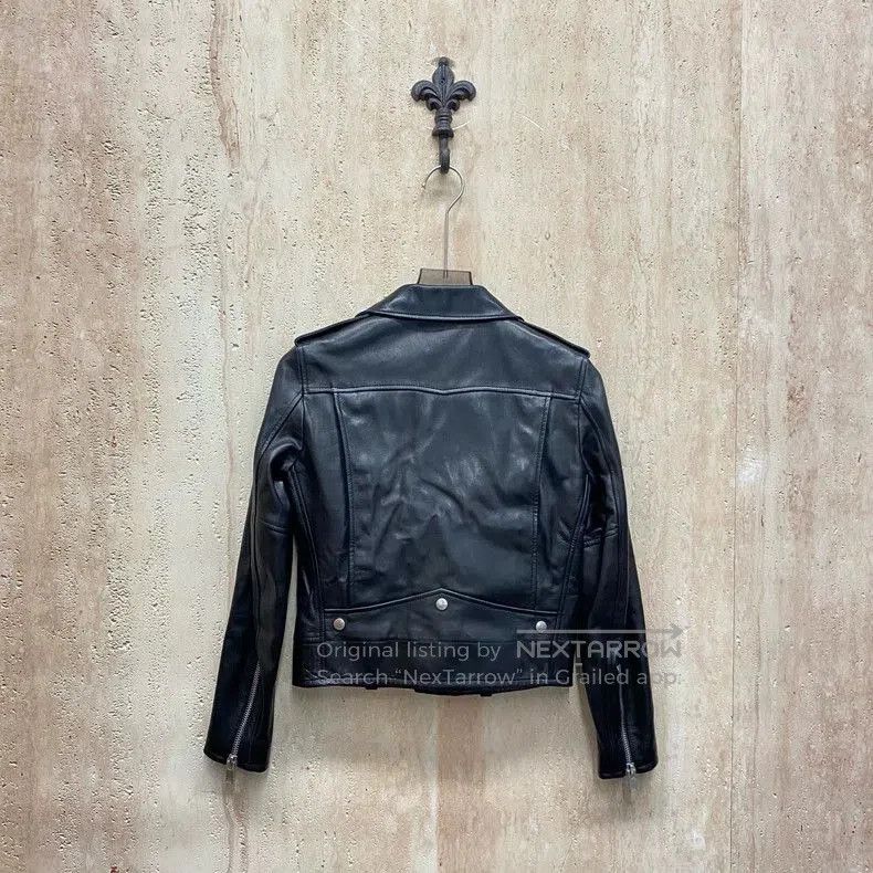 Saint Laurent Paris Saint Laurent Paris Black Leather Jacket Size US M / EU 48-50 / 2 - 2 Thumbnail