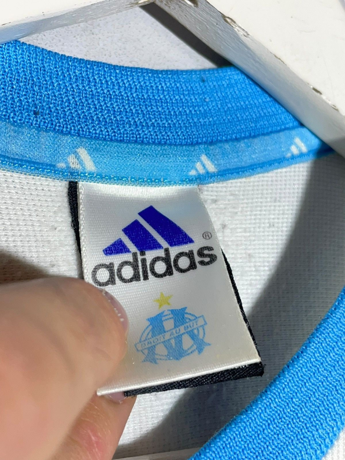 Adidas Olympique Marseille Adidas Vintage 2002/03 Home Soccer Shirt Size US S / EU 44-46 / 1 - 14 Thumbnail