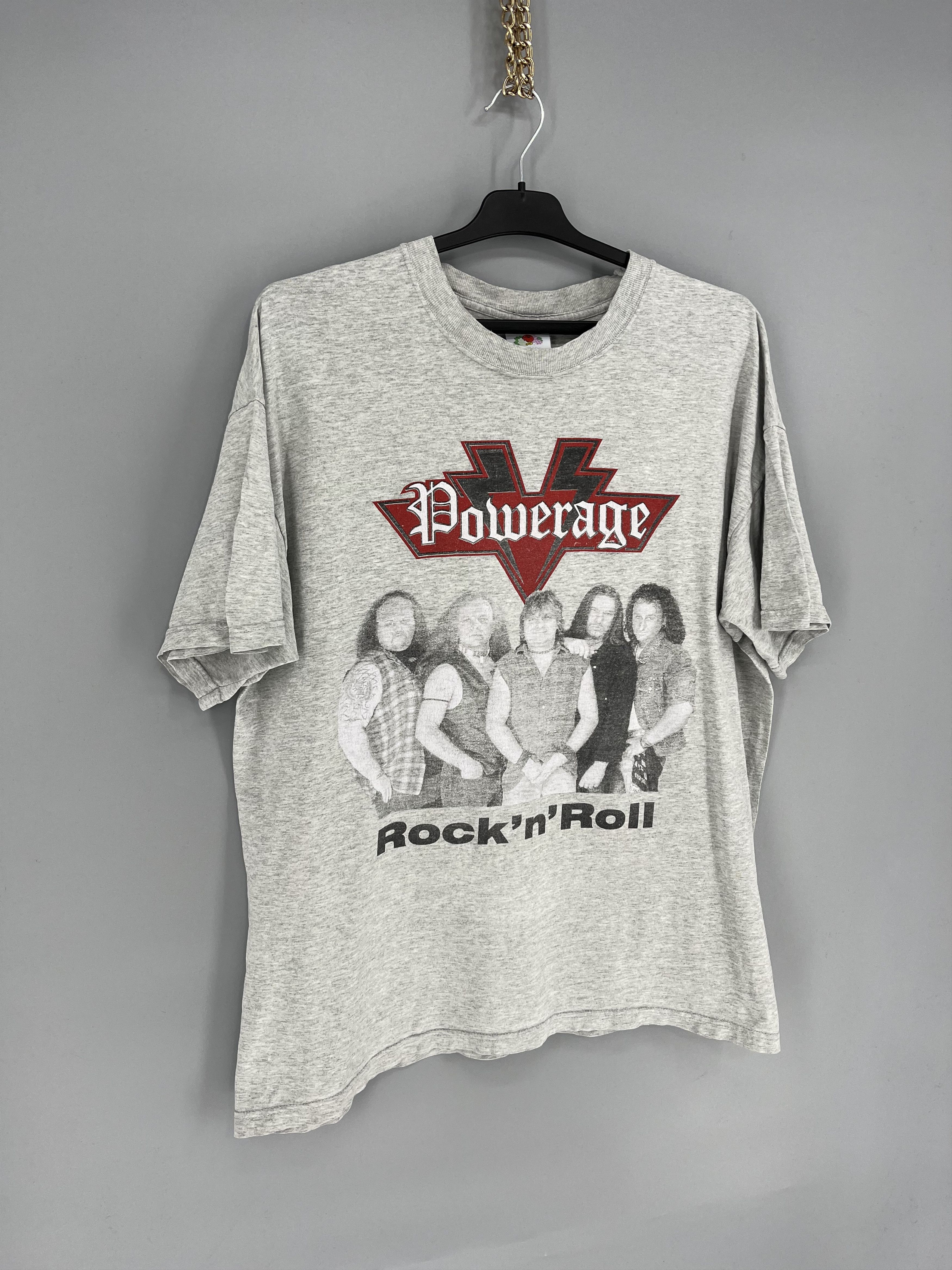 Band Tees Vintage 90s AC/DC Powerage Tshirt Big Logo Band Tee Size US XL / EU 56 / 4 - 2 Thumbnail