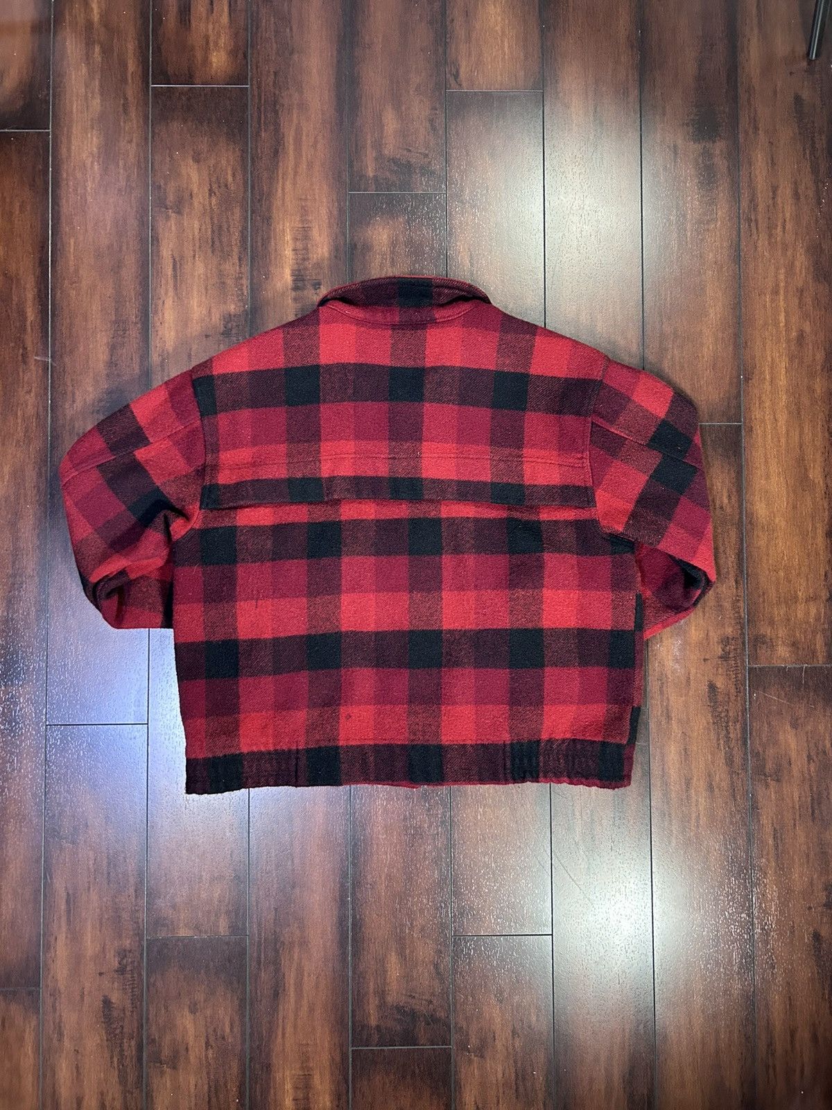 Woolrich Woolen Mills Vintage 60’s Woolrich Red Plaid Jacket Size US XL / EU 56 / 4 - 2 Thumbnail