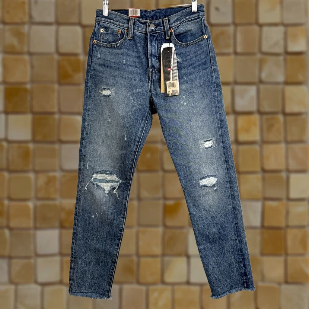 Levi's VINTAGE Levi's 501 Jeans Womens Size 25 Distressed Wedgie Fit New With Tags Size 42" / US 20 - 1 Thumbnail