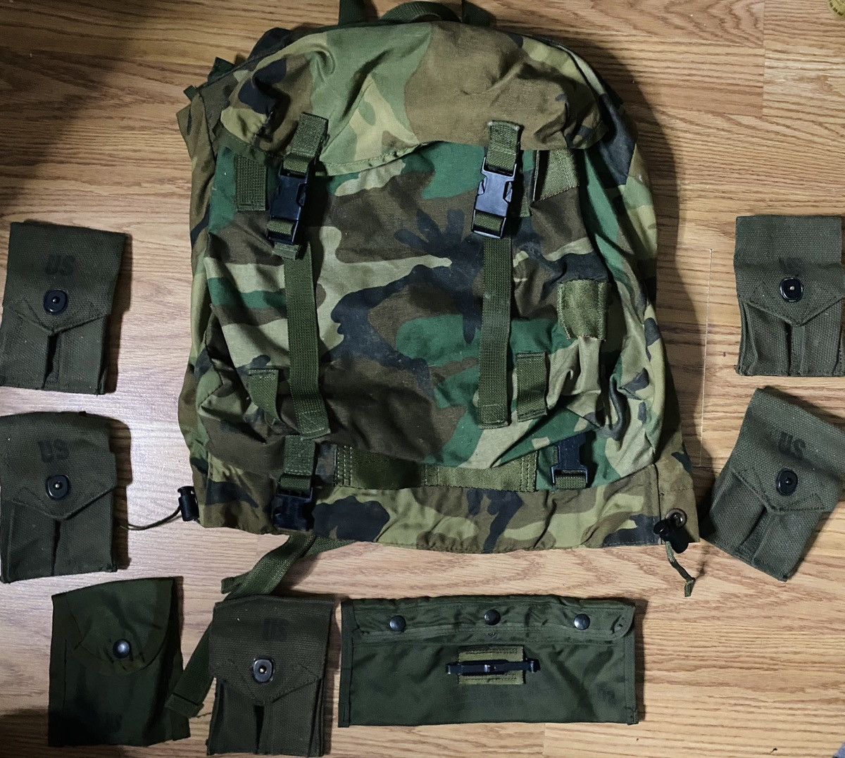 Marino Infantry Original US Army Pack Patrol Combat Rucksak Pack Green ...