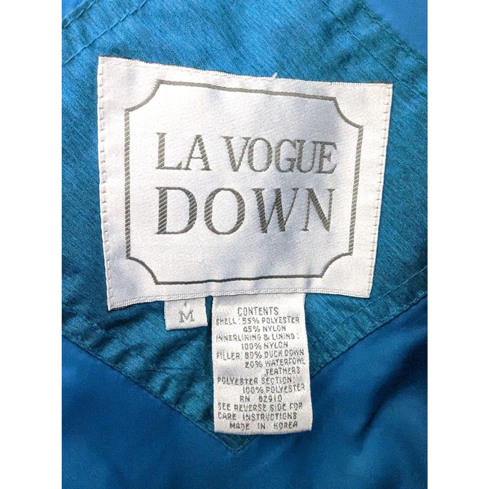 Vintage VINTAGE 80s Blue Quilted Puffer Goose Down Filled Parka Coat Insulated Jacket M Women's Jacket Down Quilted Puffer Winter Size M / US 6-8 / IT 42-44 - 4 Thumbnail