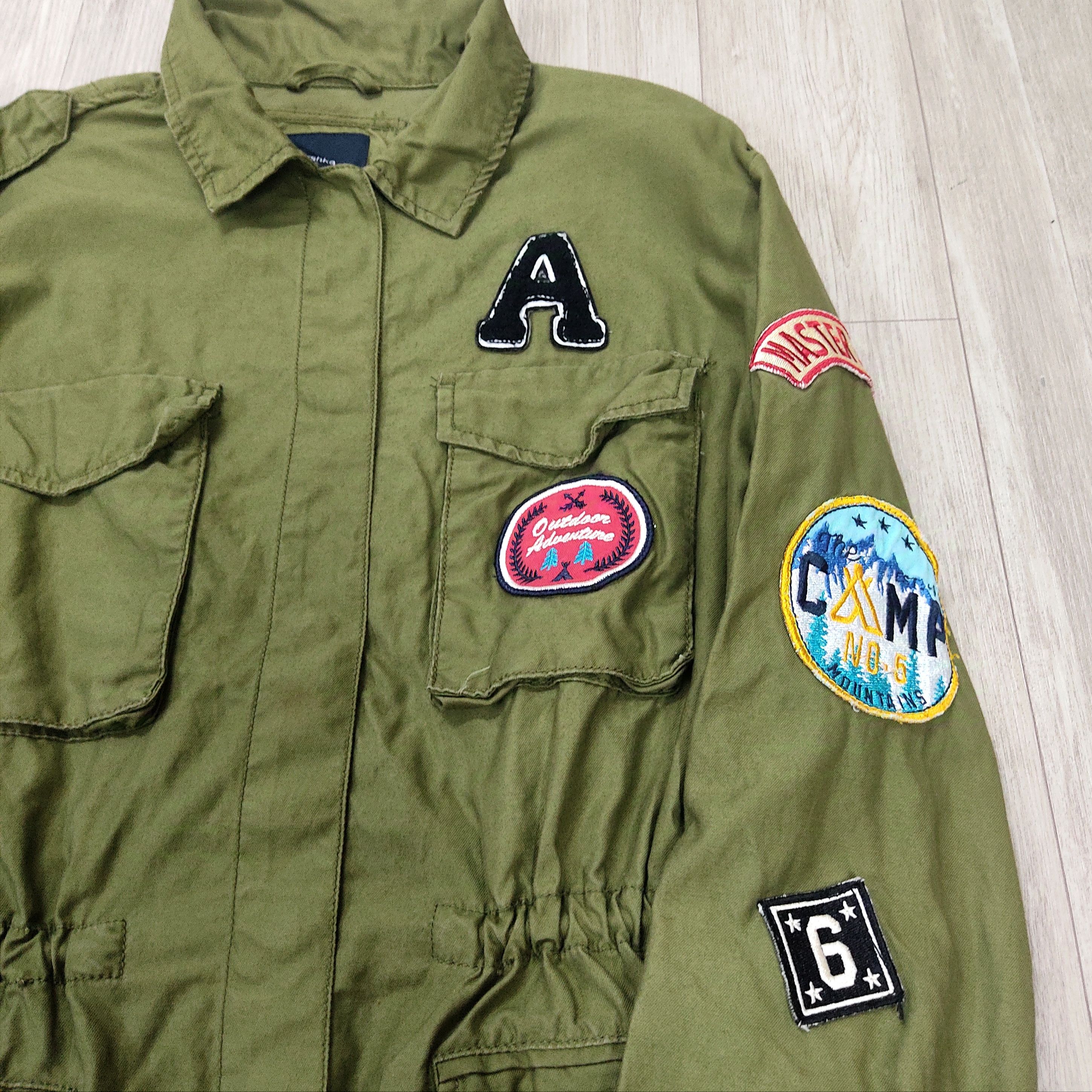 Bershka × Japanese Brand BERSHKA CAMP 5 Mountas Patched Utility Parka Jacket Size L / US 10 / IT 46 - 5 Thumbnail