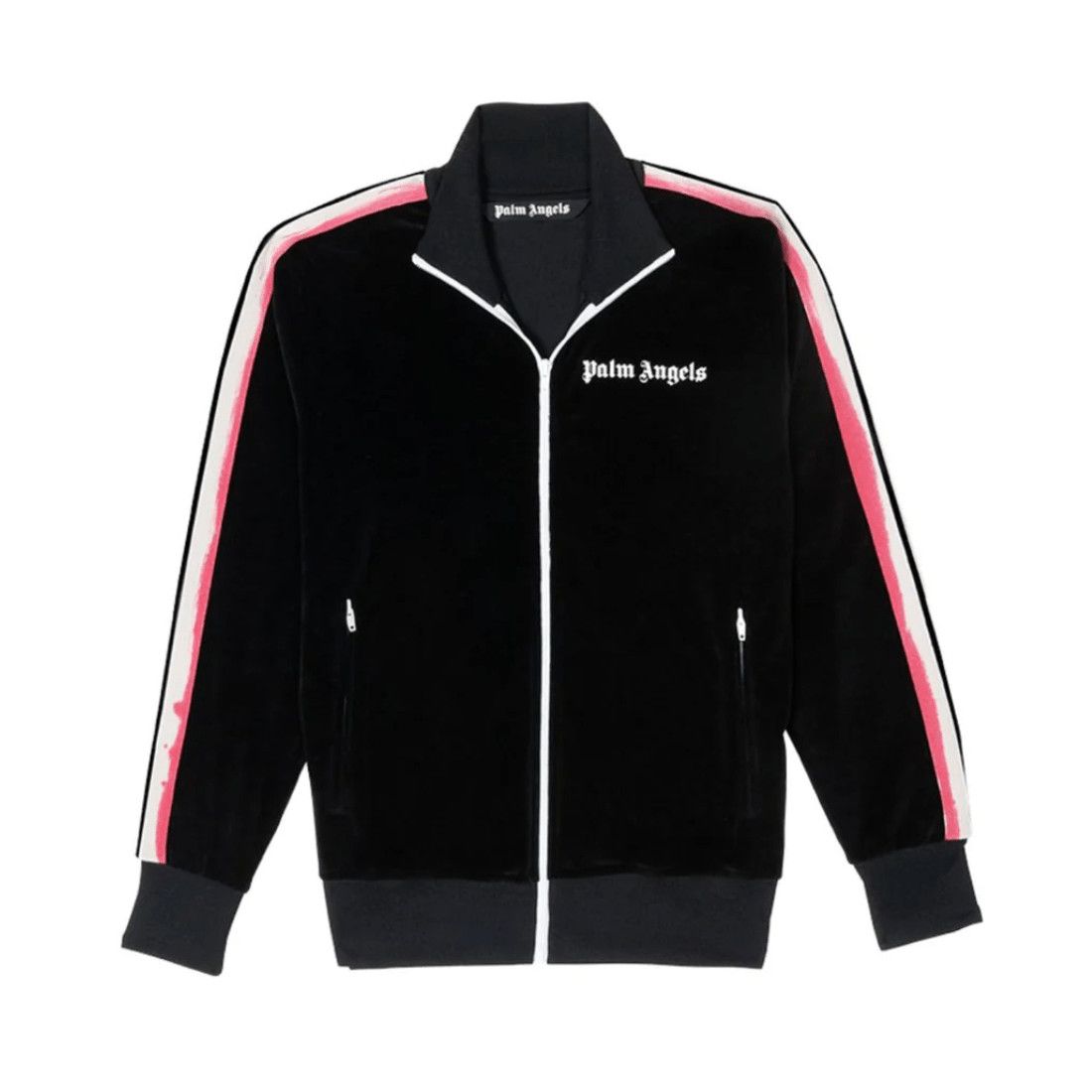 Chenille Track Jacket Watercolor Black