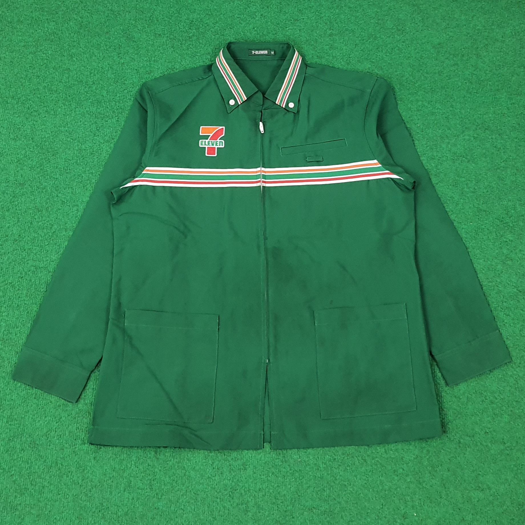 Japanese Brand Vintage 7 Eleven Japan Staff Uniform Worker Jacket C239N33 Size US M / EU 48-50 / 2 - 3 Thumbnail