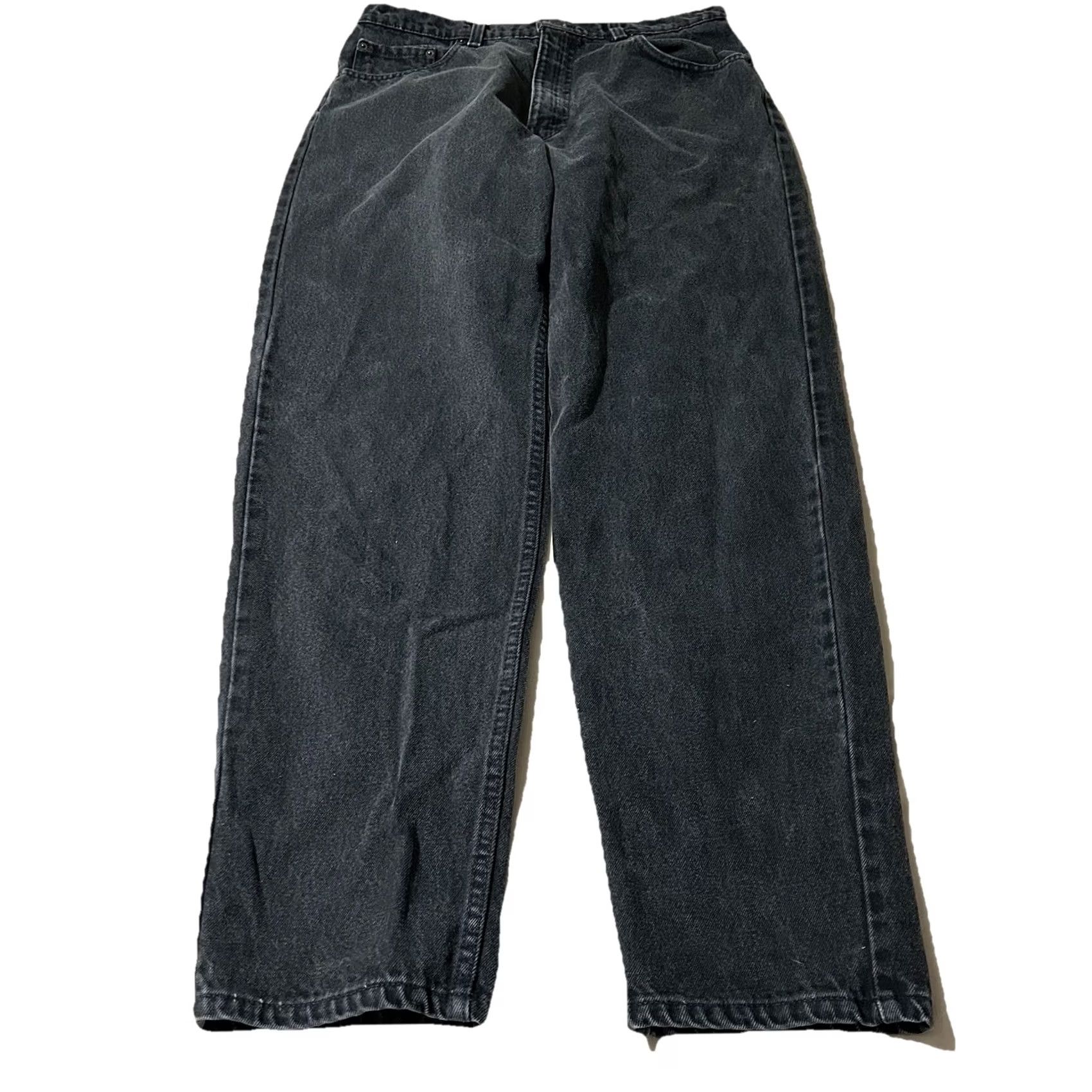 Levi's VINTAGE Levi’s 550 Black Jeans 36X32 Men 90s Straight Jeans 36 32 Men Size US 36 / EU 52 - 2 Thumbnail