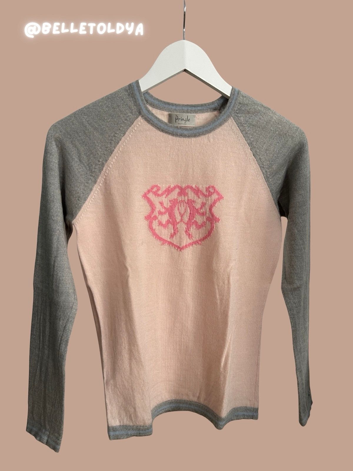 Pringle Of Scotland Pringle of Scotland Rose Long sleeve Sweater Size S / US 4 / IT 40 - 3 Thumbnail