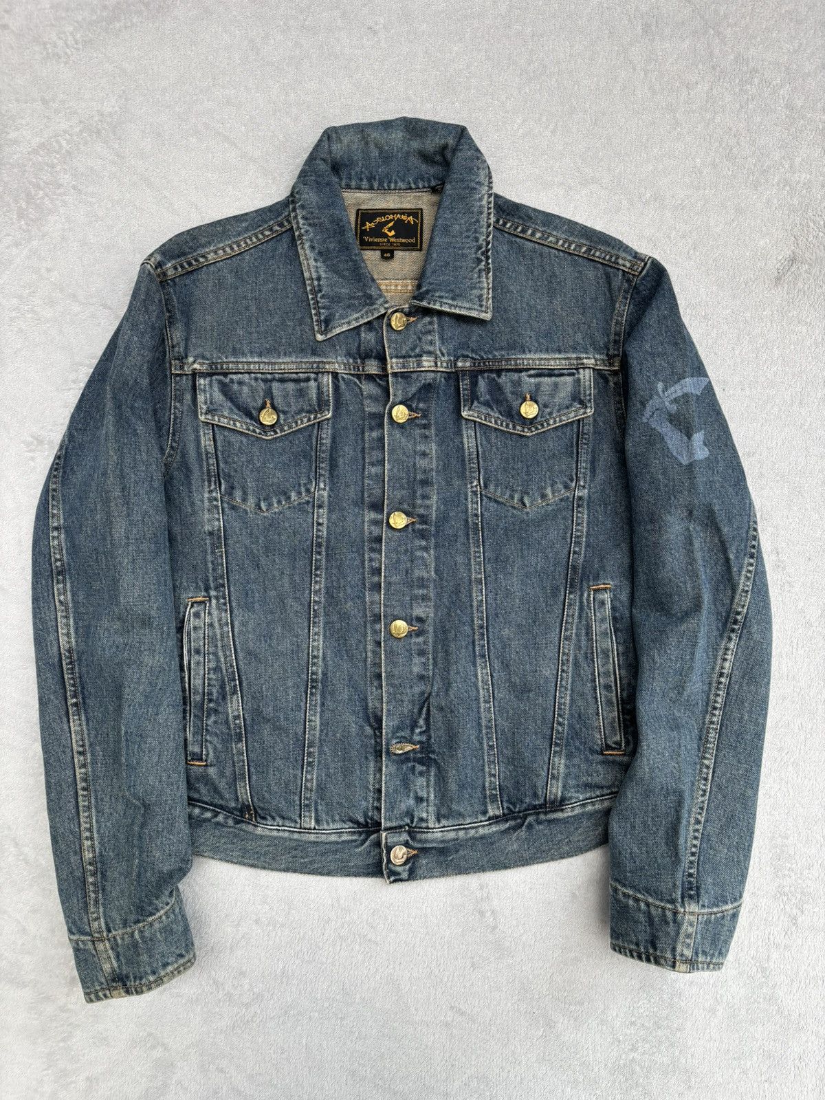 Vivienne Westwood A/W 1998 Vivienne Westwood Anglomania Trucker Denim Jacket Size US M / EU 48-50 / 2 - 1 Thumbnail