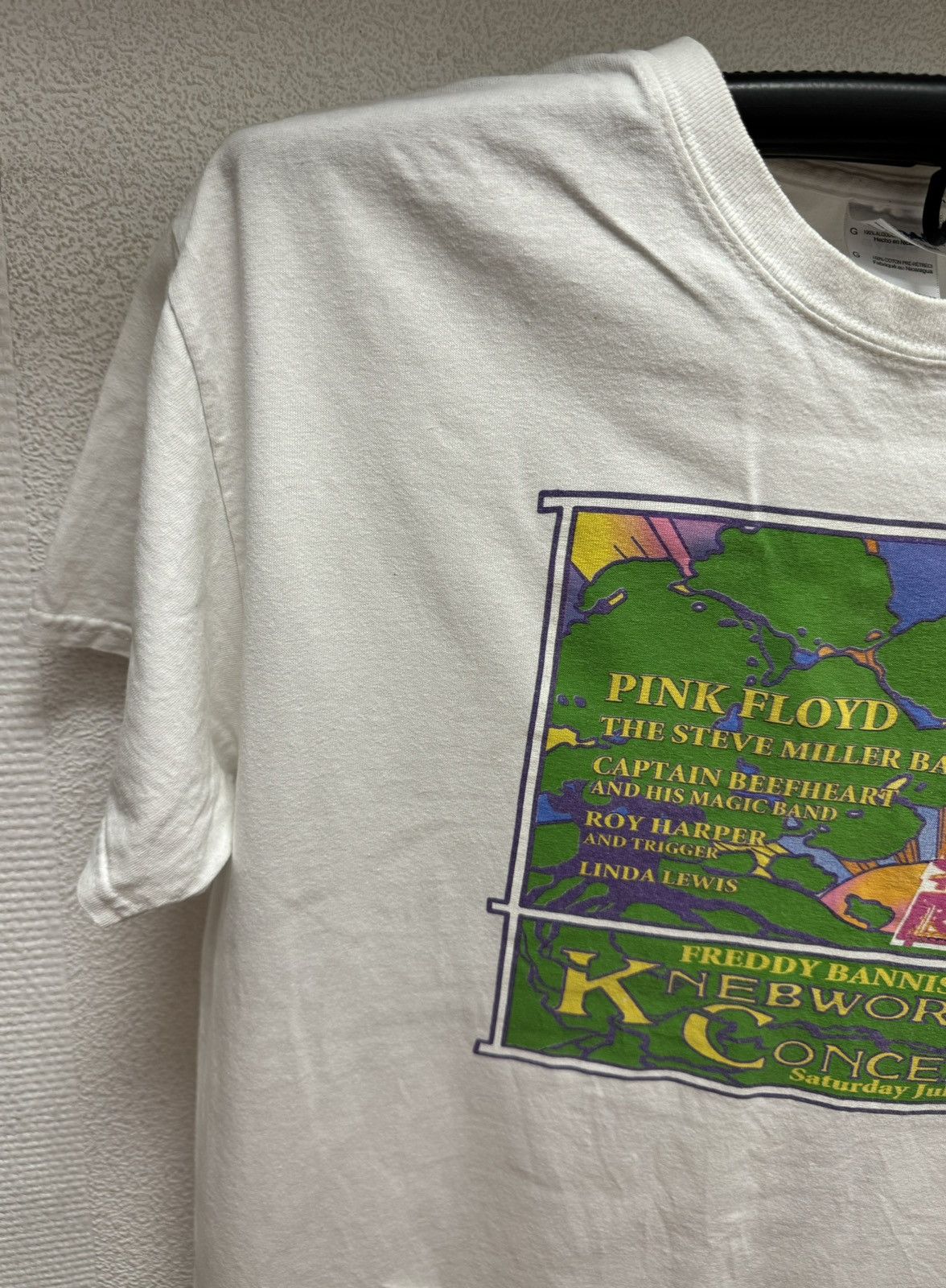Pink Floyd Pink Floyd Knebworth vintage t-shirt sz Size US L / EU 52-54 / 3 - 4 Thumbnail